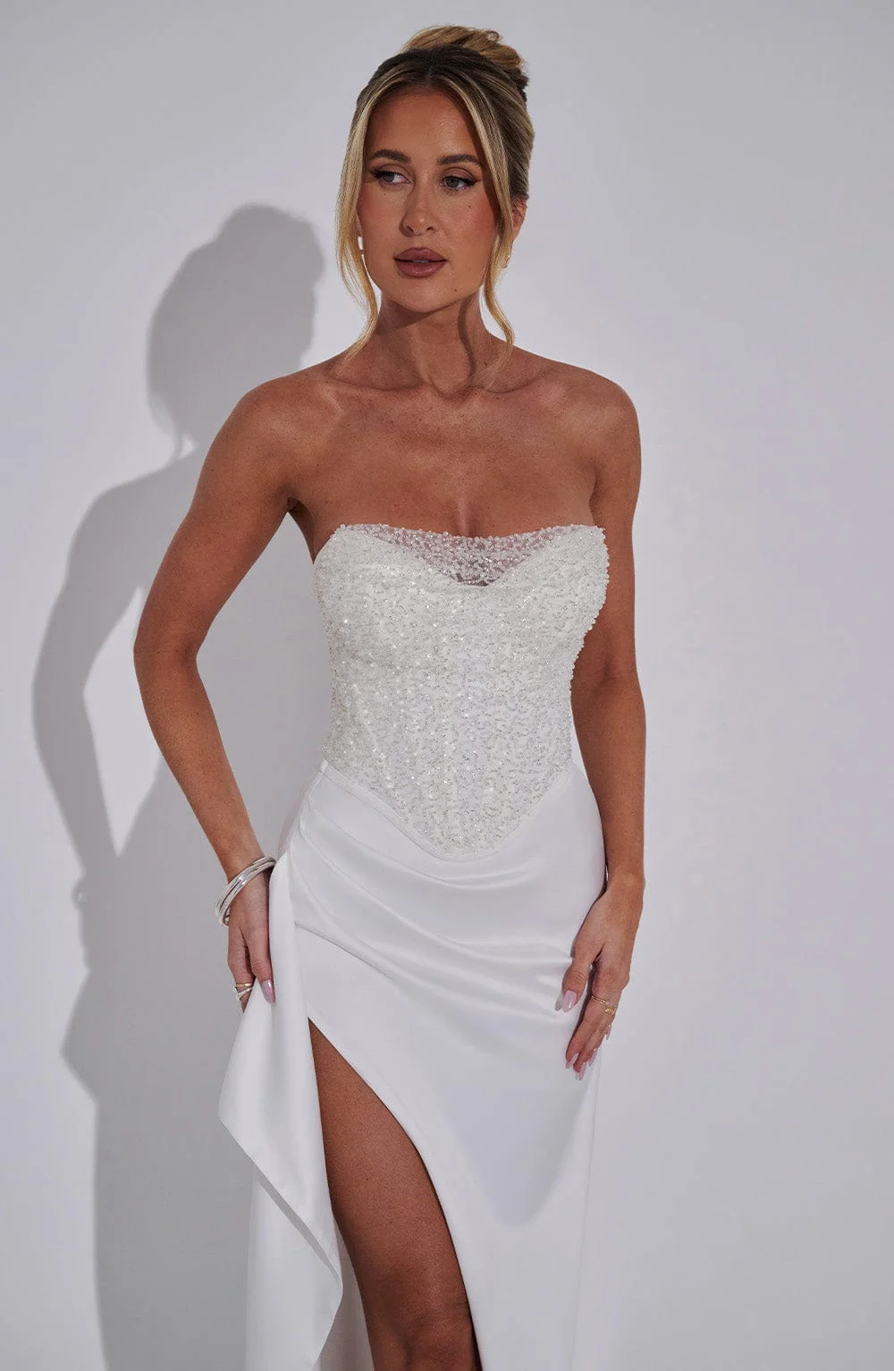 Emrielle Maxi Dress - Ivory - Image 8