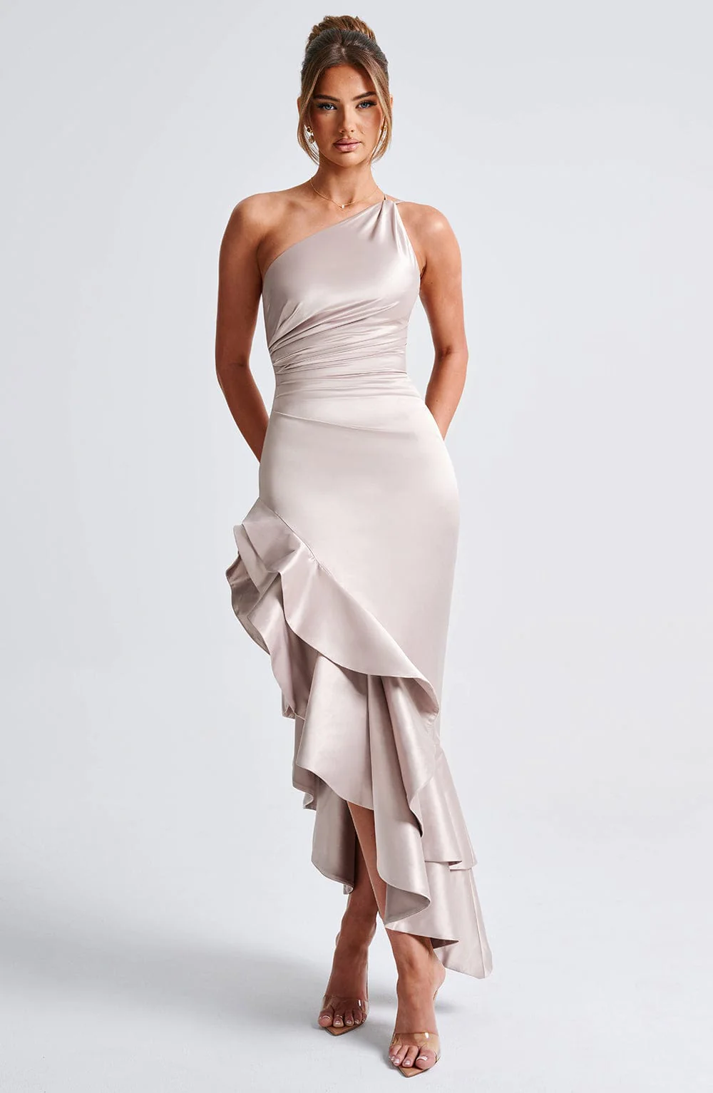 Esmeraya Maxi Dress - Champagne - Image 10