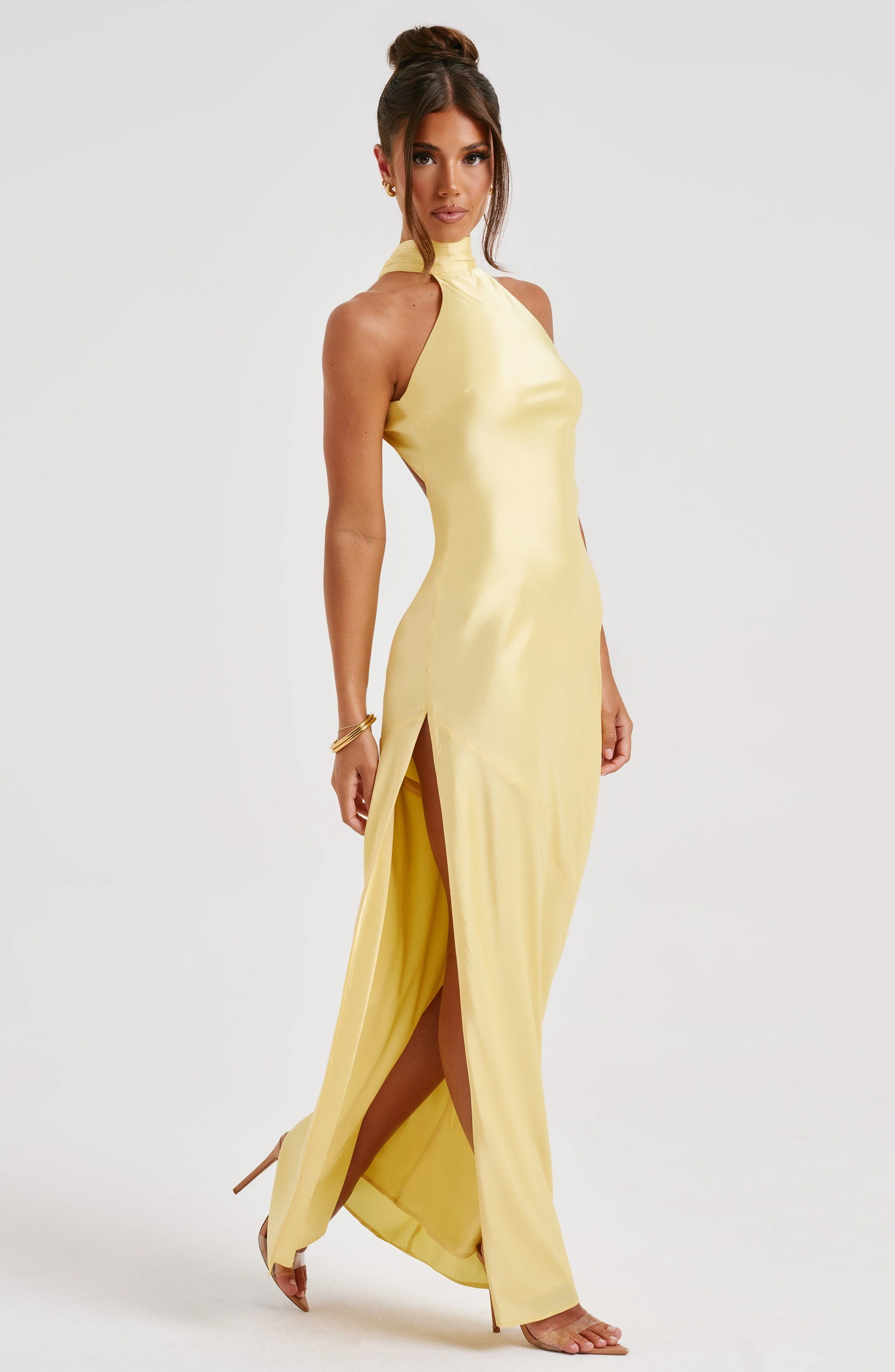 Etta Maxi Dress - Lemon - Image 5