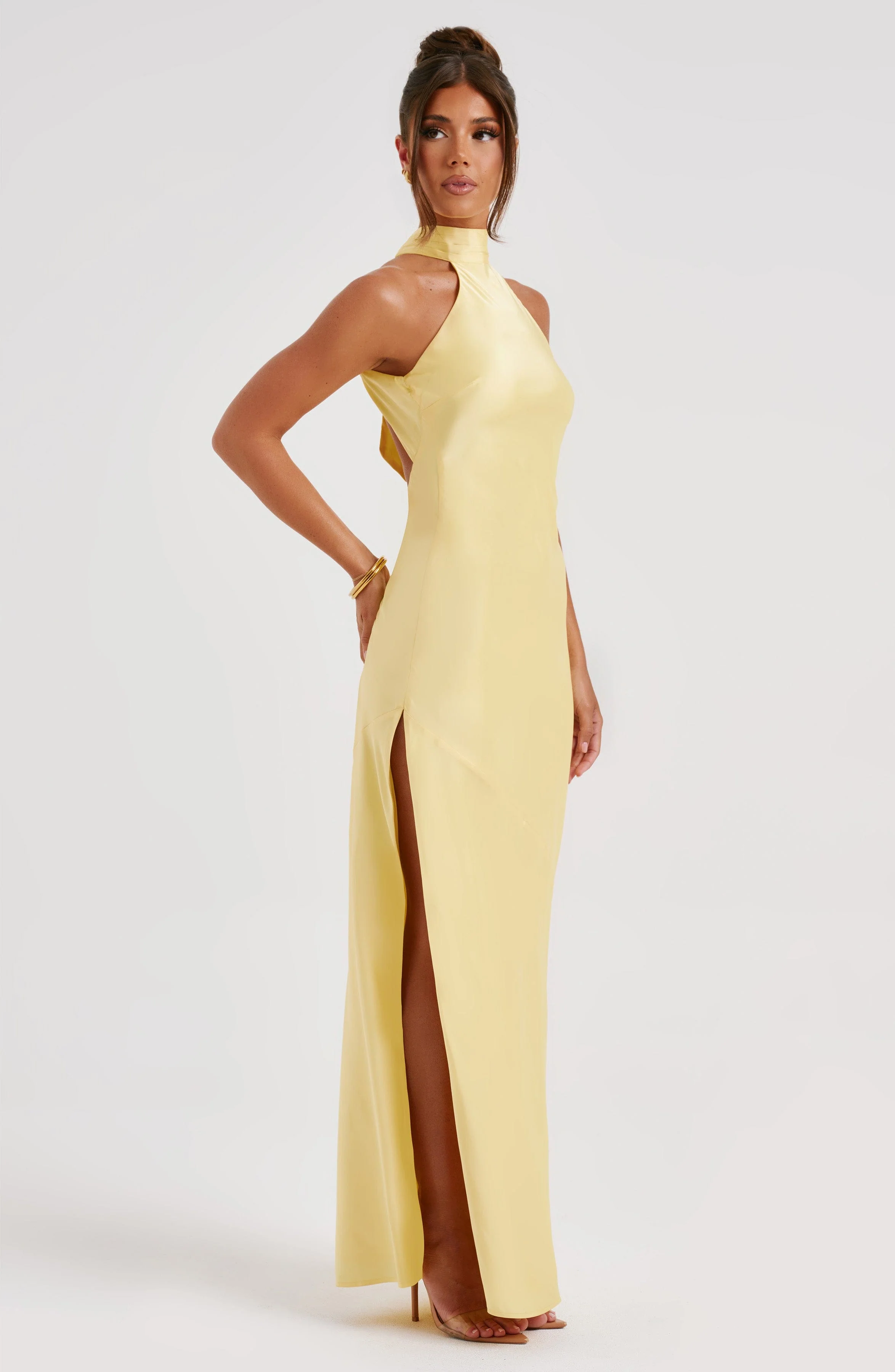 Etta Maxi Dress - Lemon - Image 7