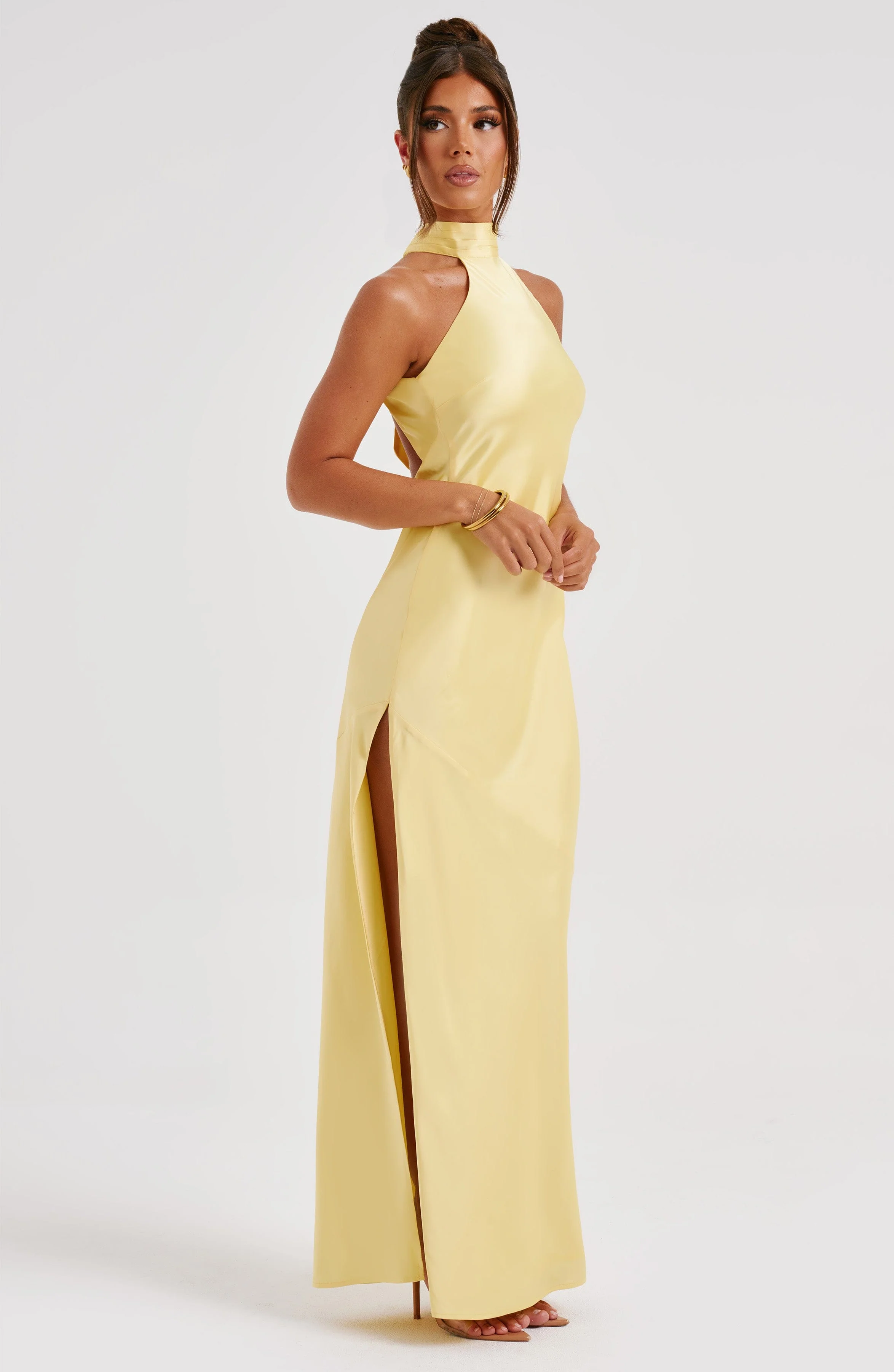 Etta Maxi Dress - Lemon - Image 8