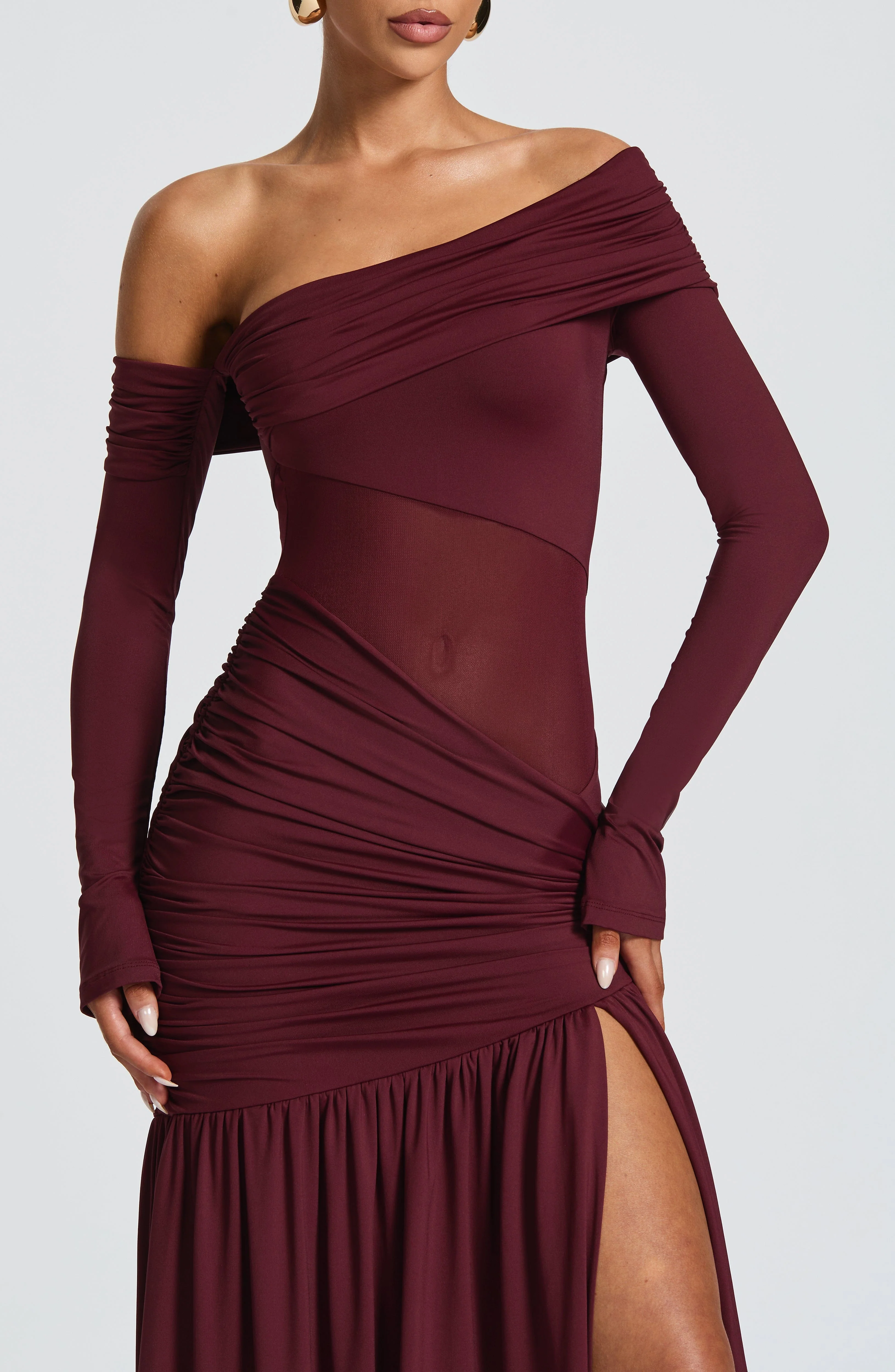 Ettalie Maxi Dress - Cherry Lacquer - Image 5