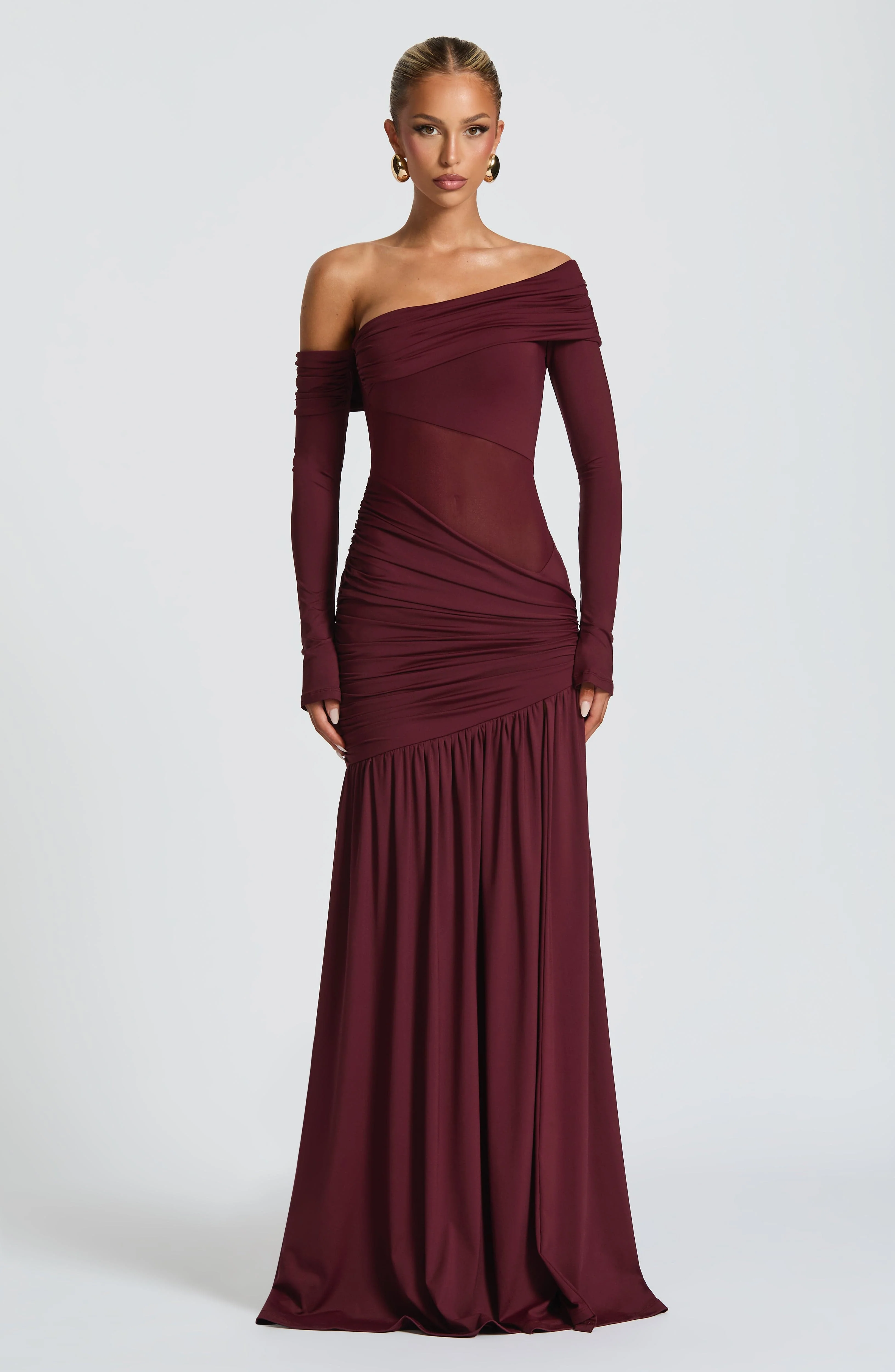 Ettalie Maxi Dress - Cherry Lacquer - Image 6