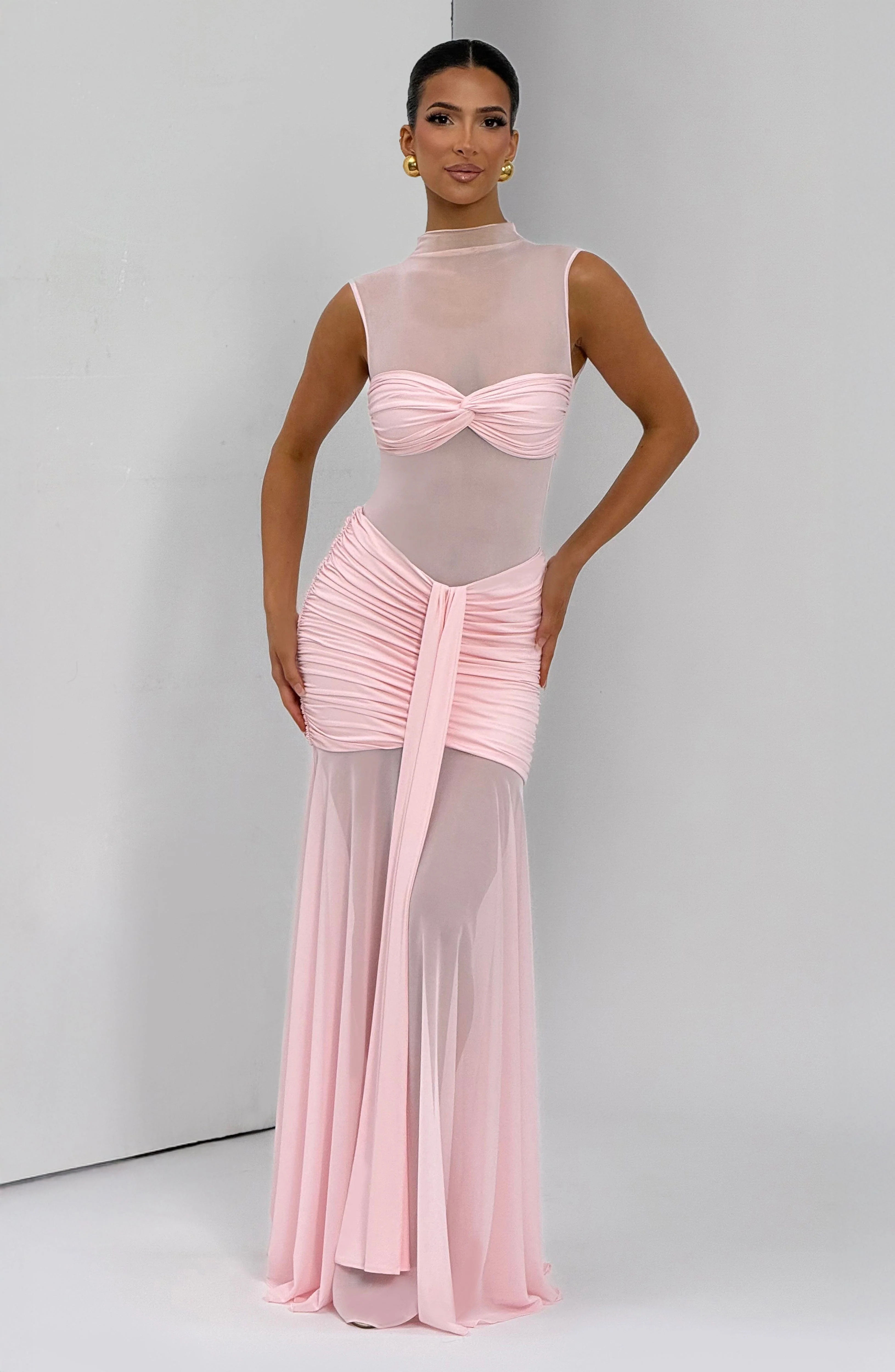 Fae Maxi Skirt - Blush - Image 5