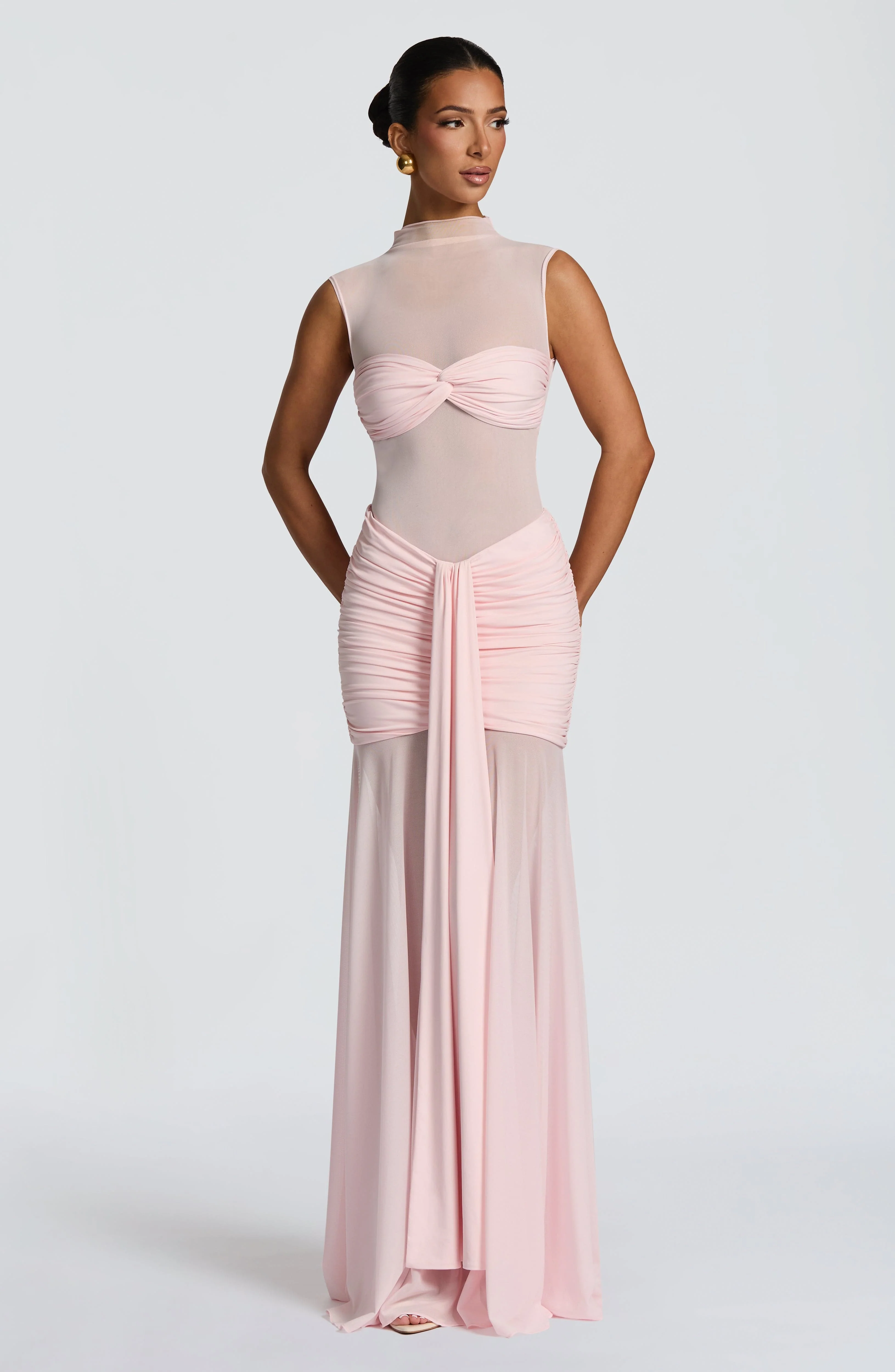 Fae Maxi Skirt - Blush - Image 9