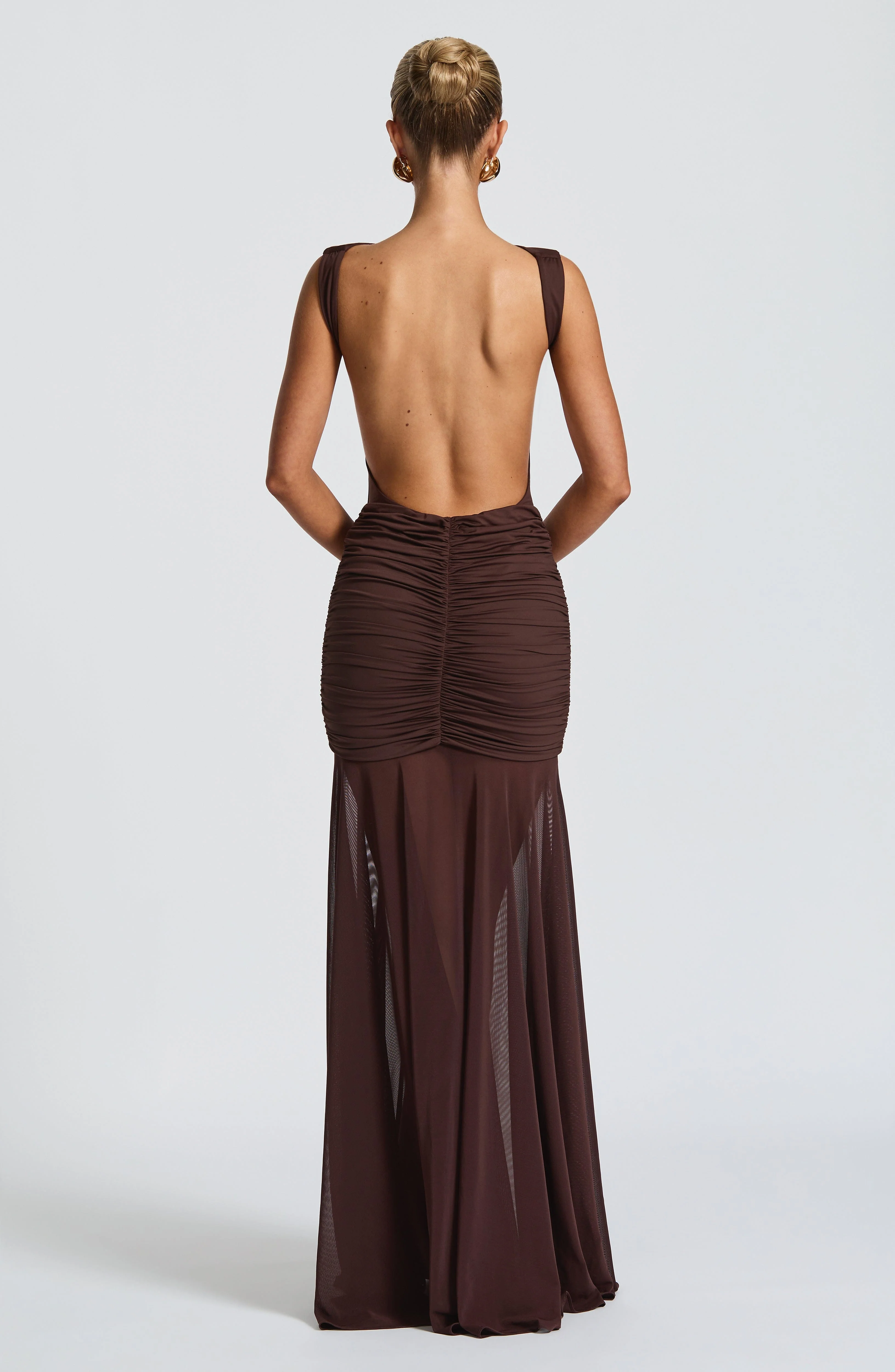 Fae Maxi Skirt - Plum Brown - Image 3