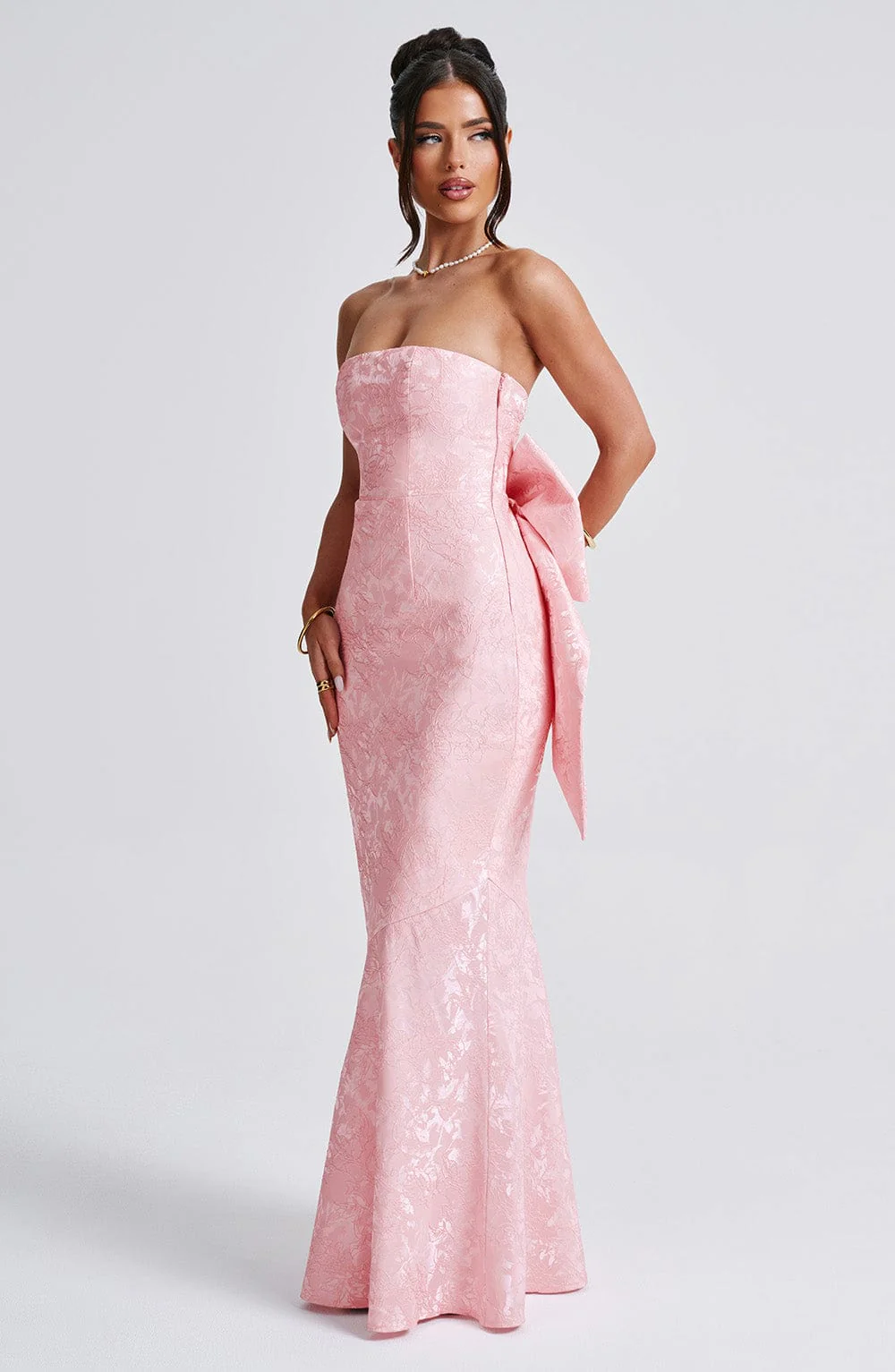 Felicity Maxi Dress - Blush - Image 4