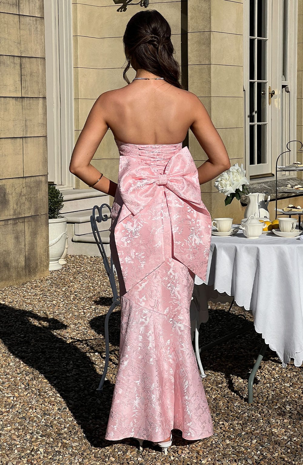 Felicity Maxi Dress - Blush - Image 8