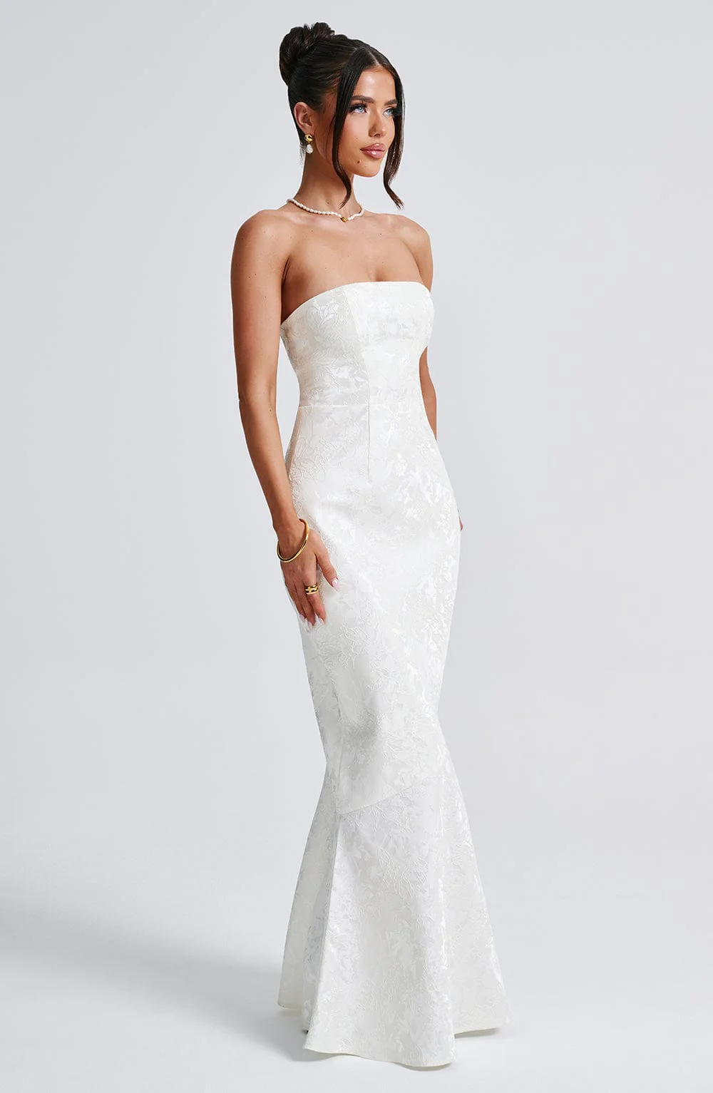 Felicity Maxi Dress - Ivory - Image 3