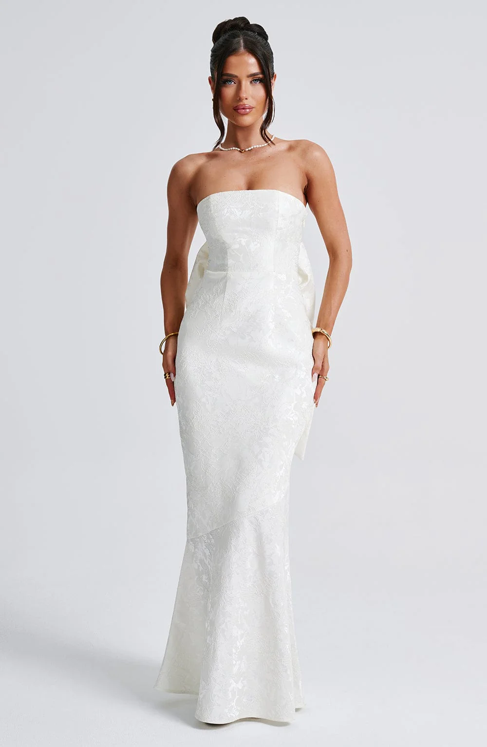 Felicity Maxi Dress - Ivory - Image 4