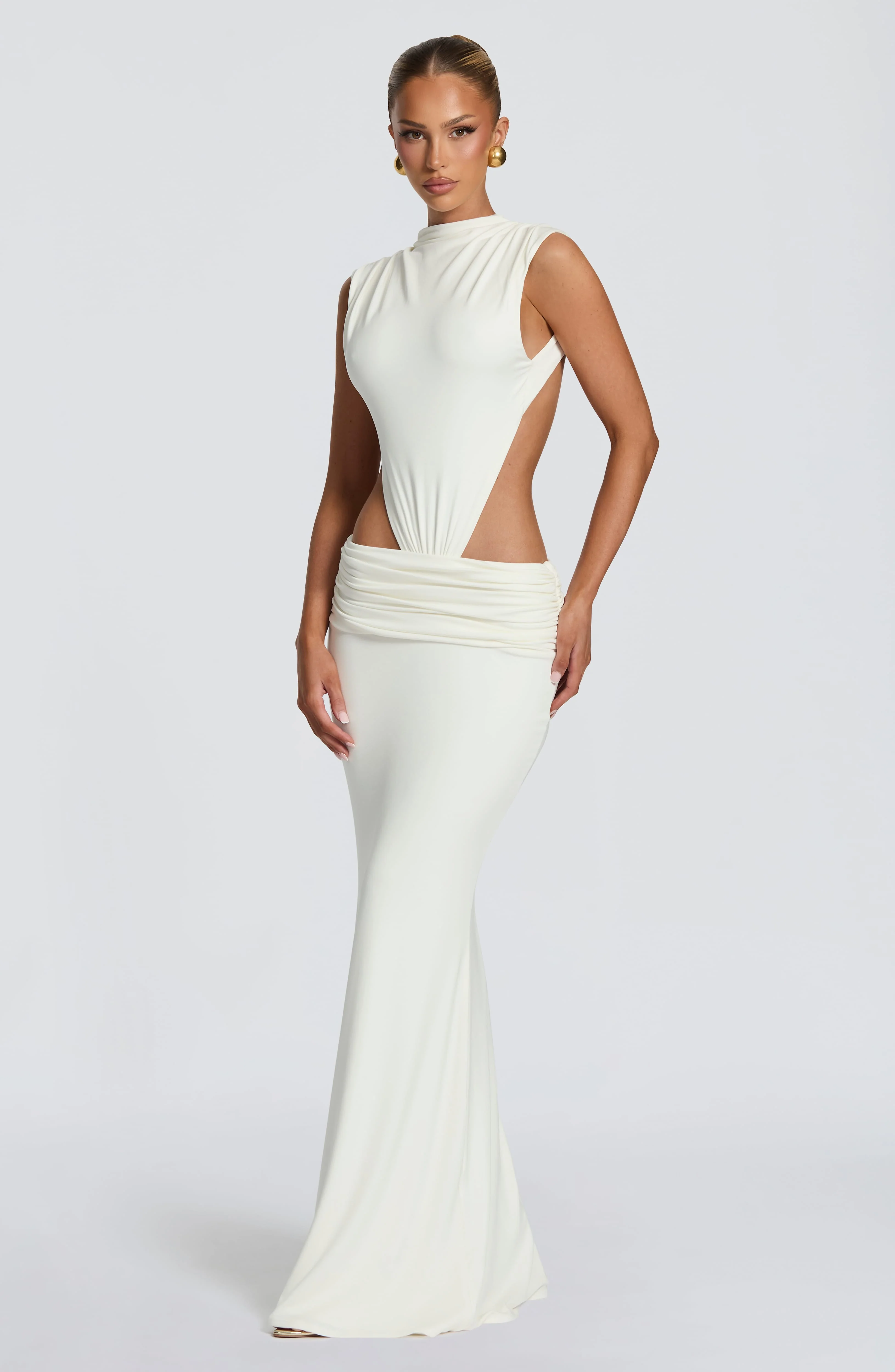 Fenella Maxi Dress - Ivory - Image 3