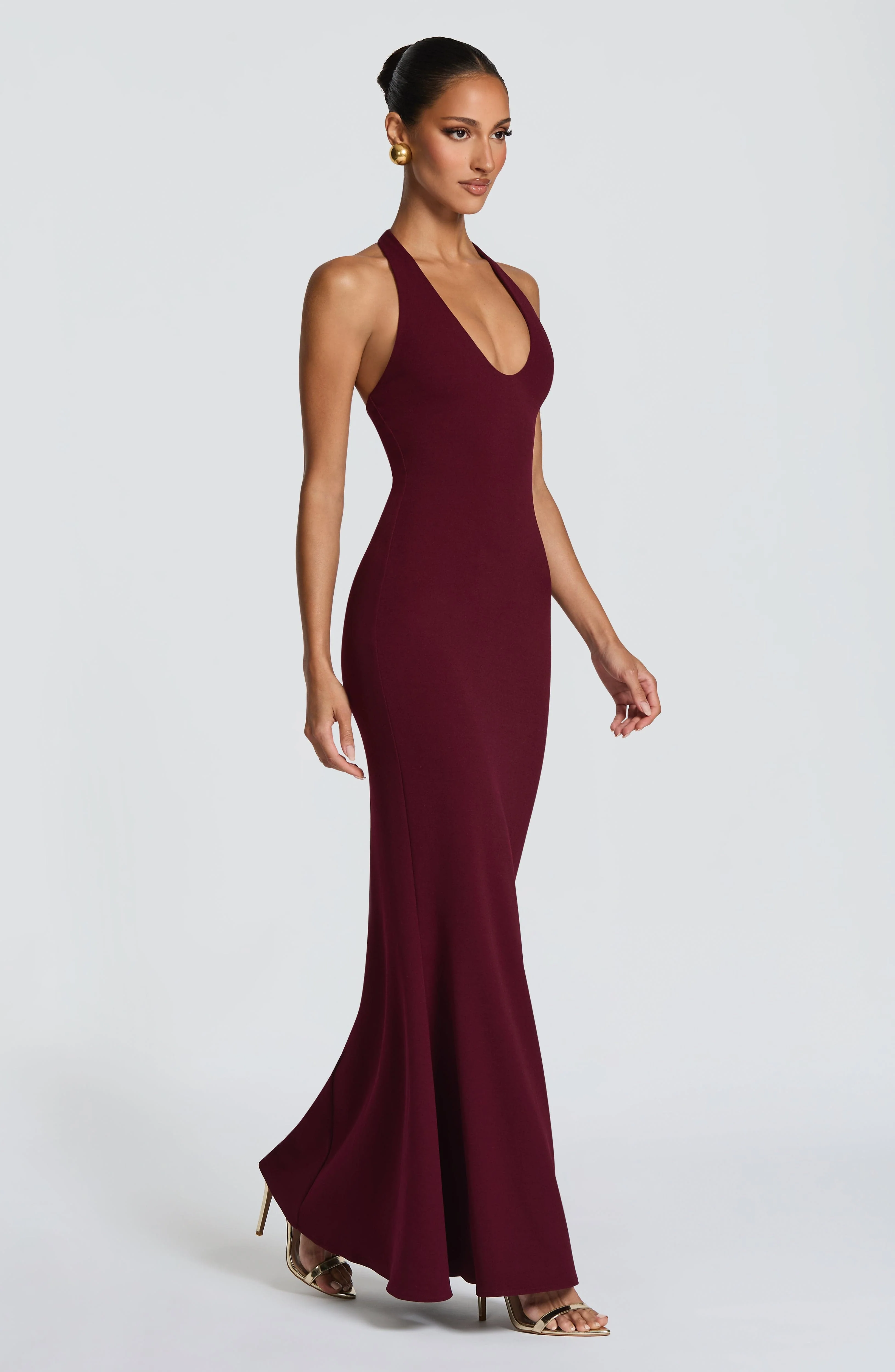 Fern Maxi Dress - Cherry Lacquer - Image 3