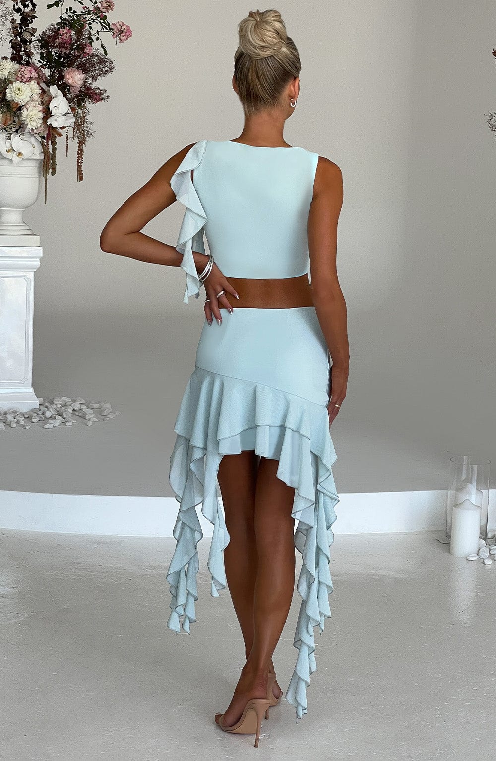 Ferna Mini Skirt - Mint - Image 2