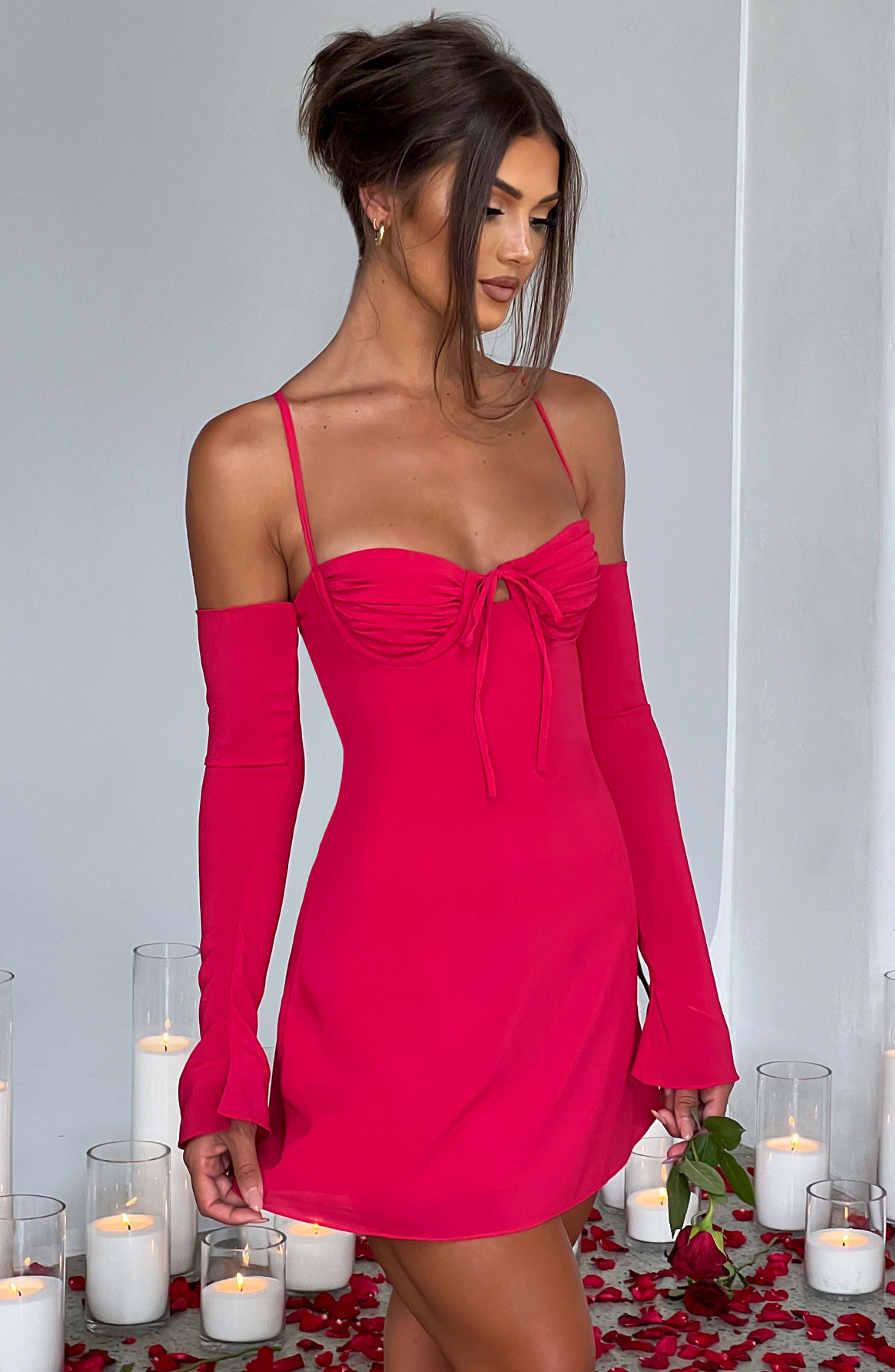 Fiona Mini Dress - Pink - Image 10