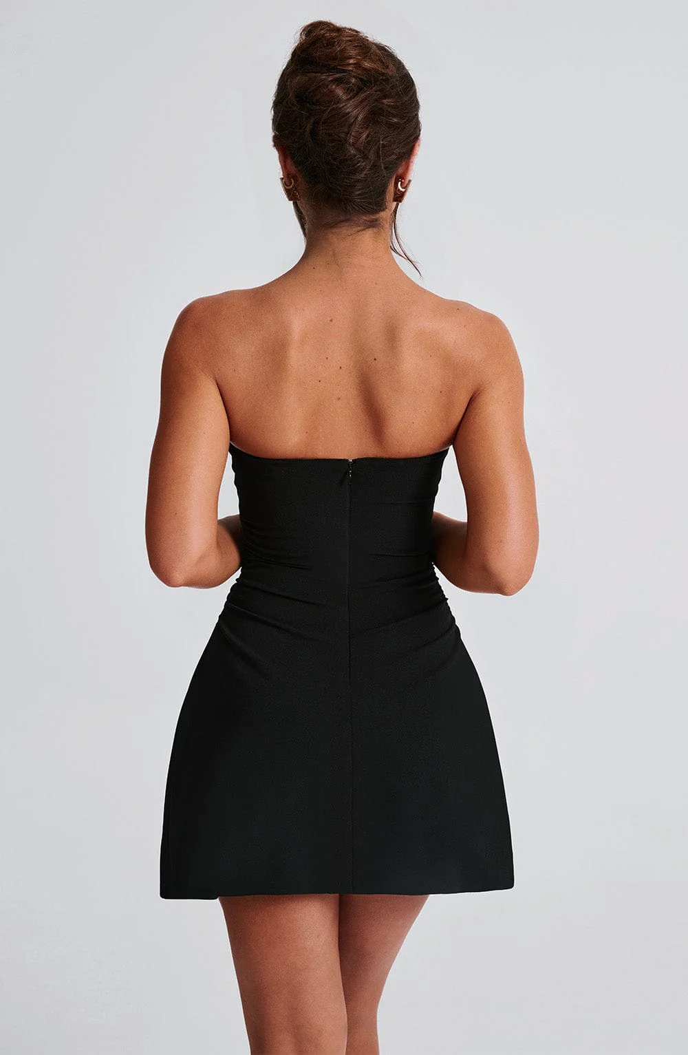Fleur Mini Dress - Black - Image 2