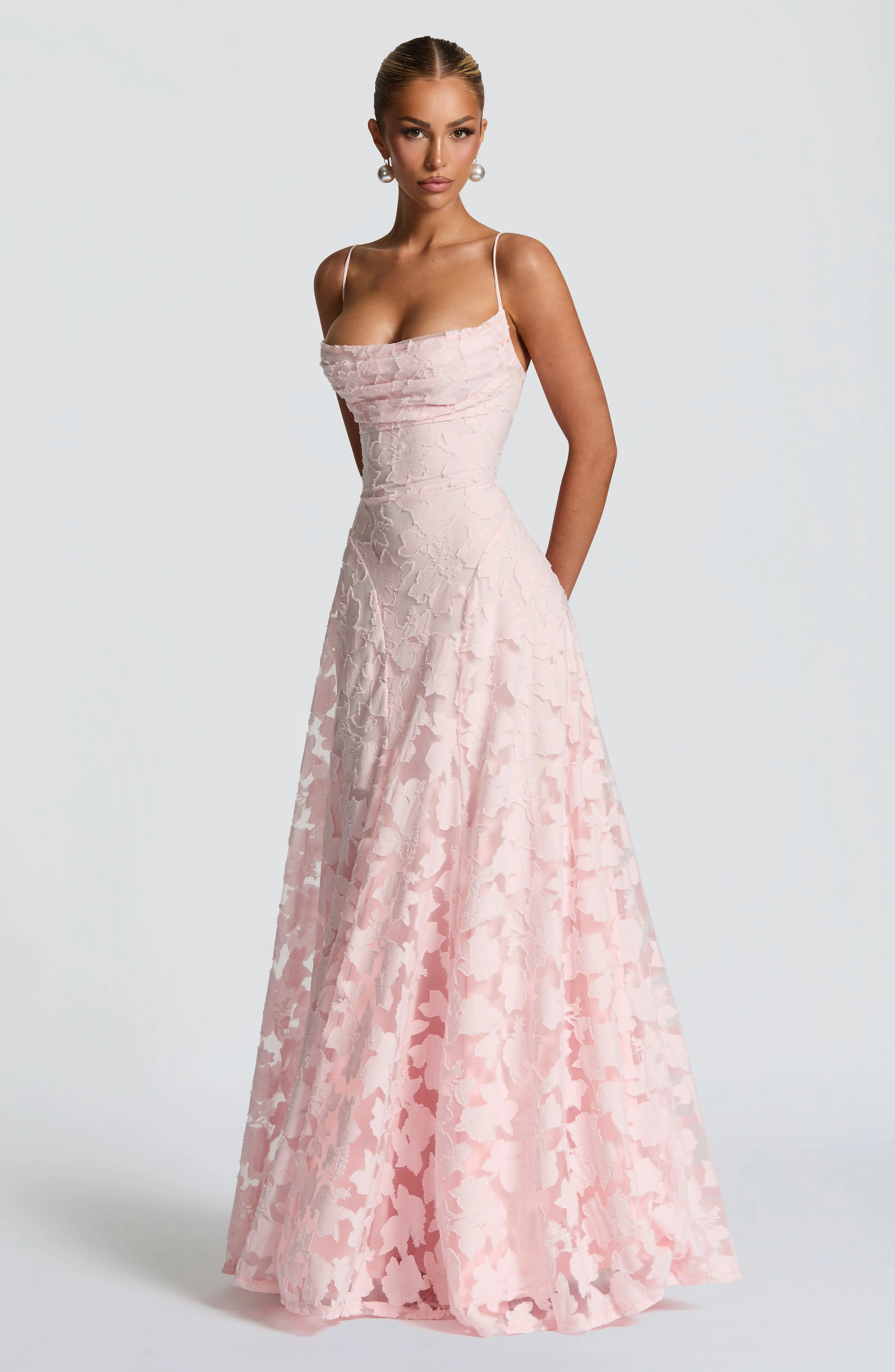 Francis Maxi Dress - Blush - Image 3