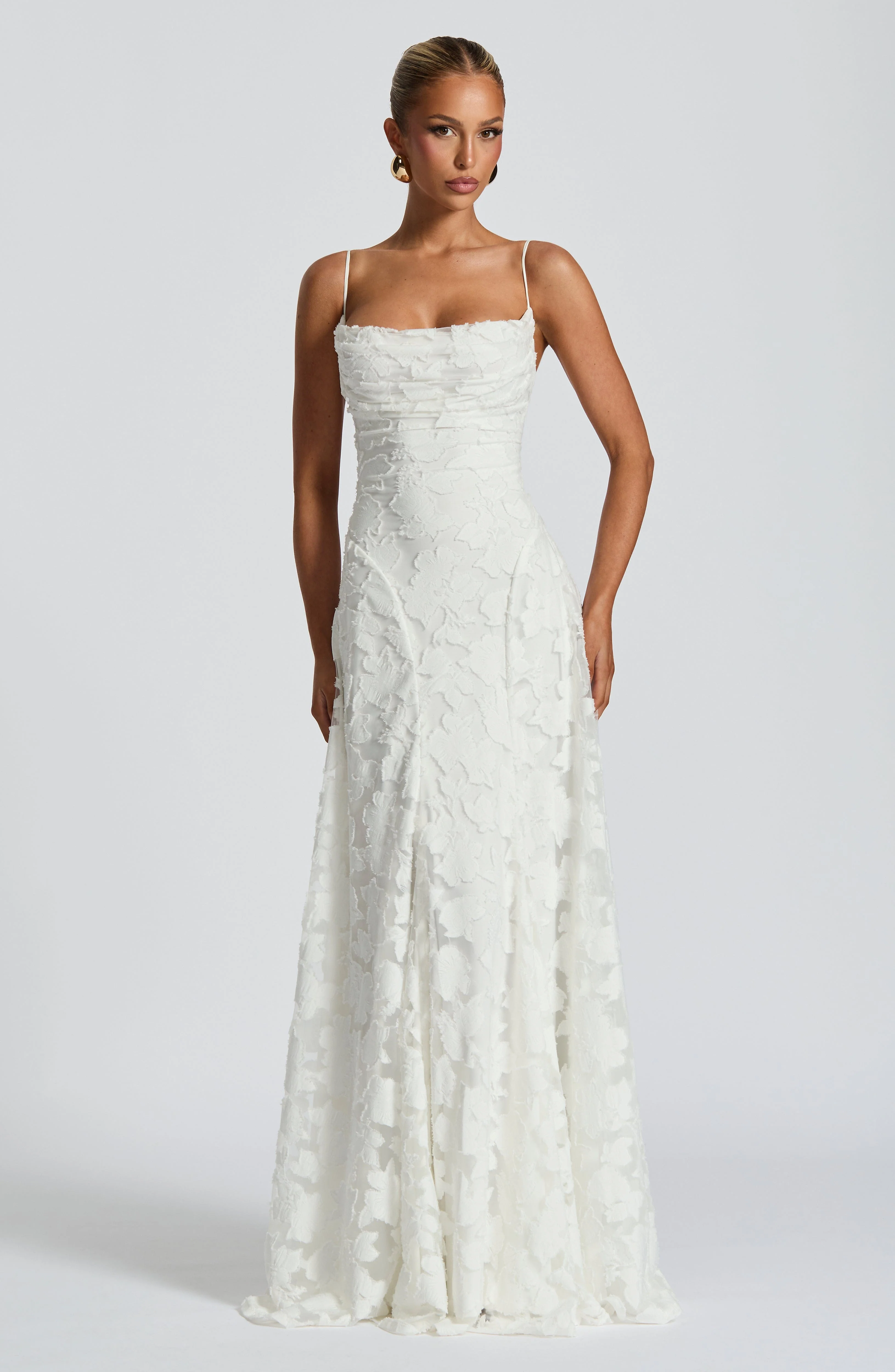 Francis Maxi Dress - Ivory - Image 11