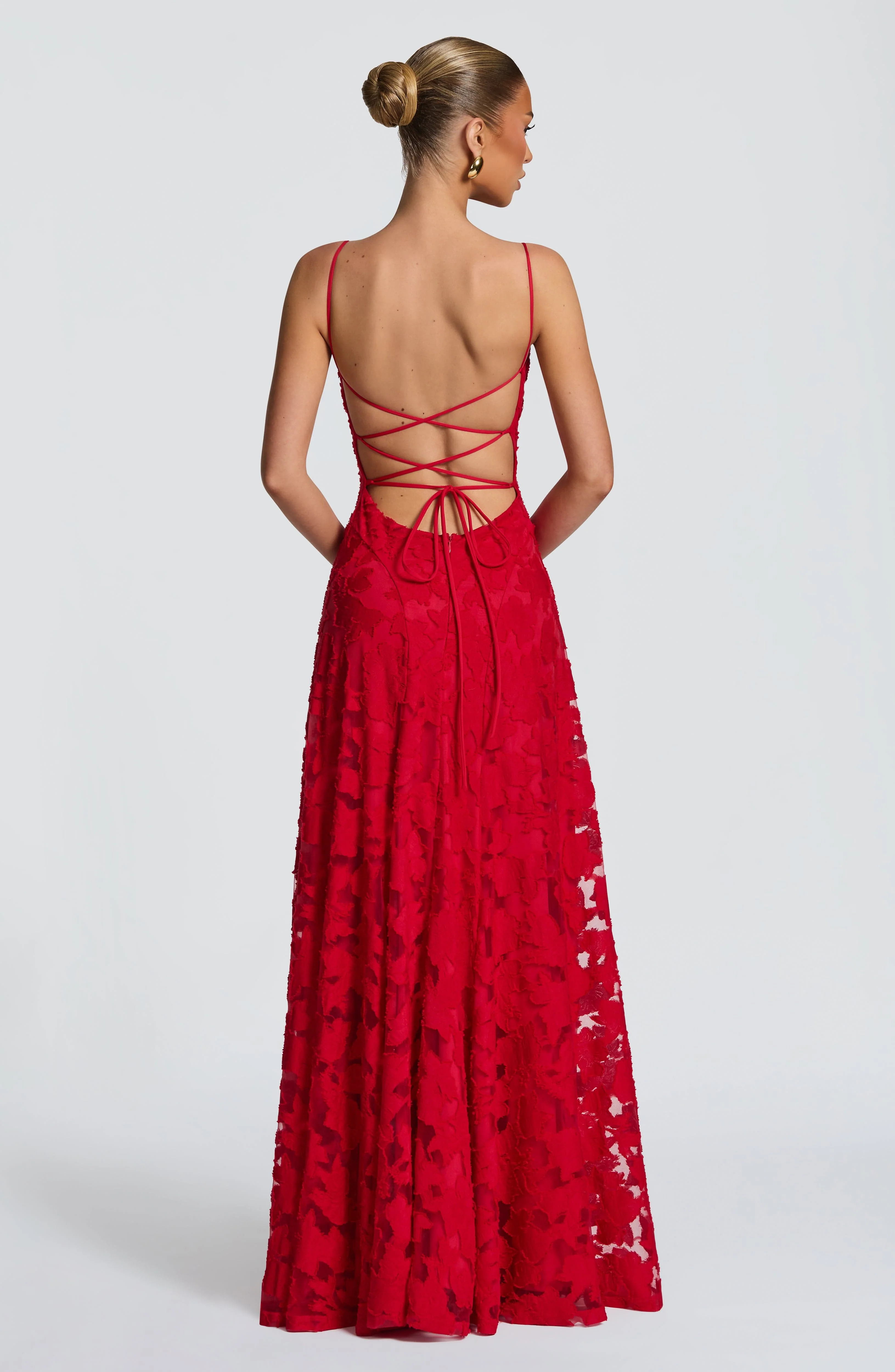 Francis Maxi Dress - Red - Image 3
