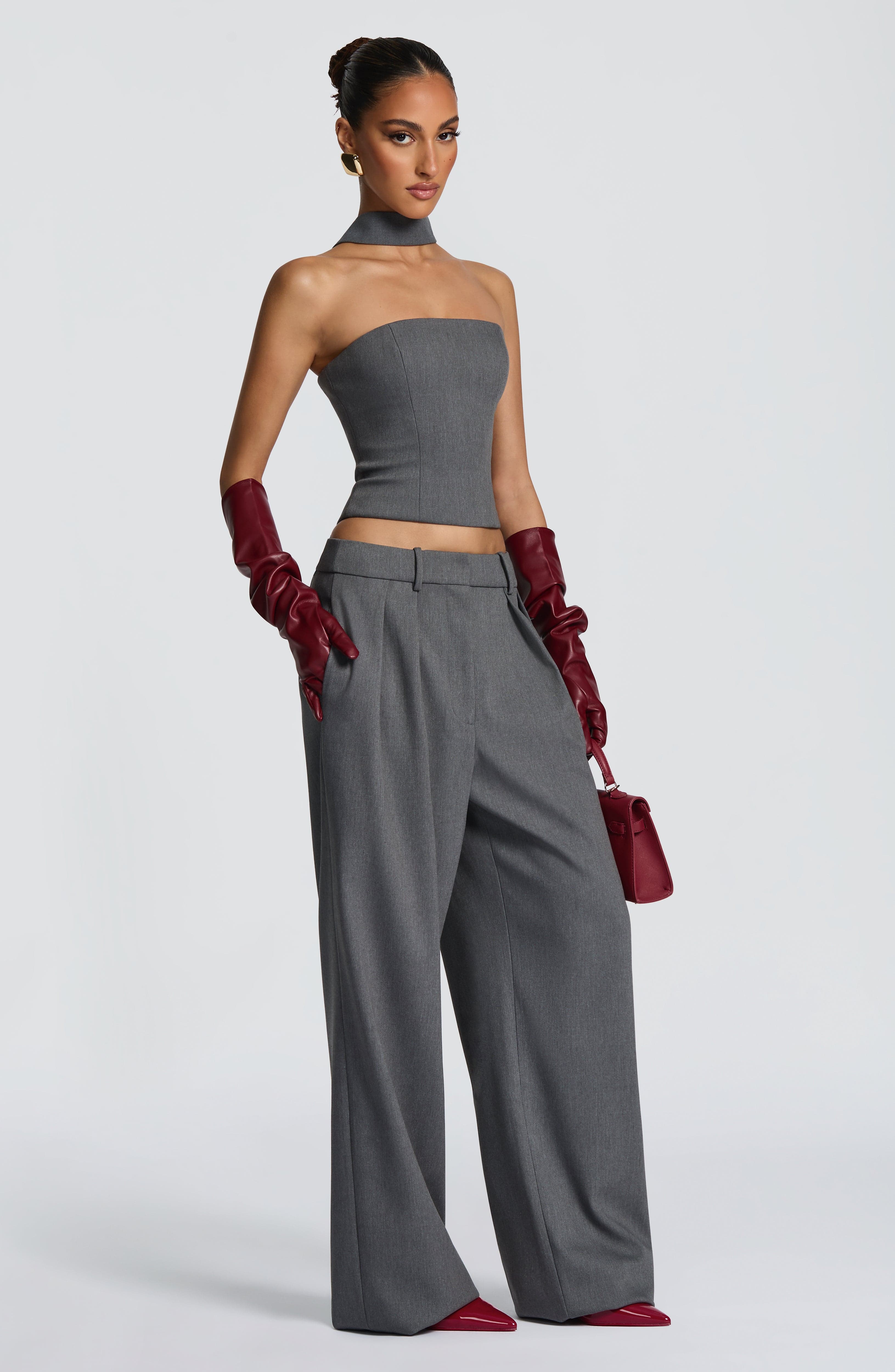 Frankie Gloves - Burgundy - Image 6