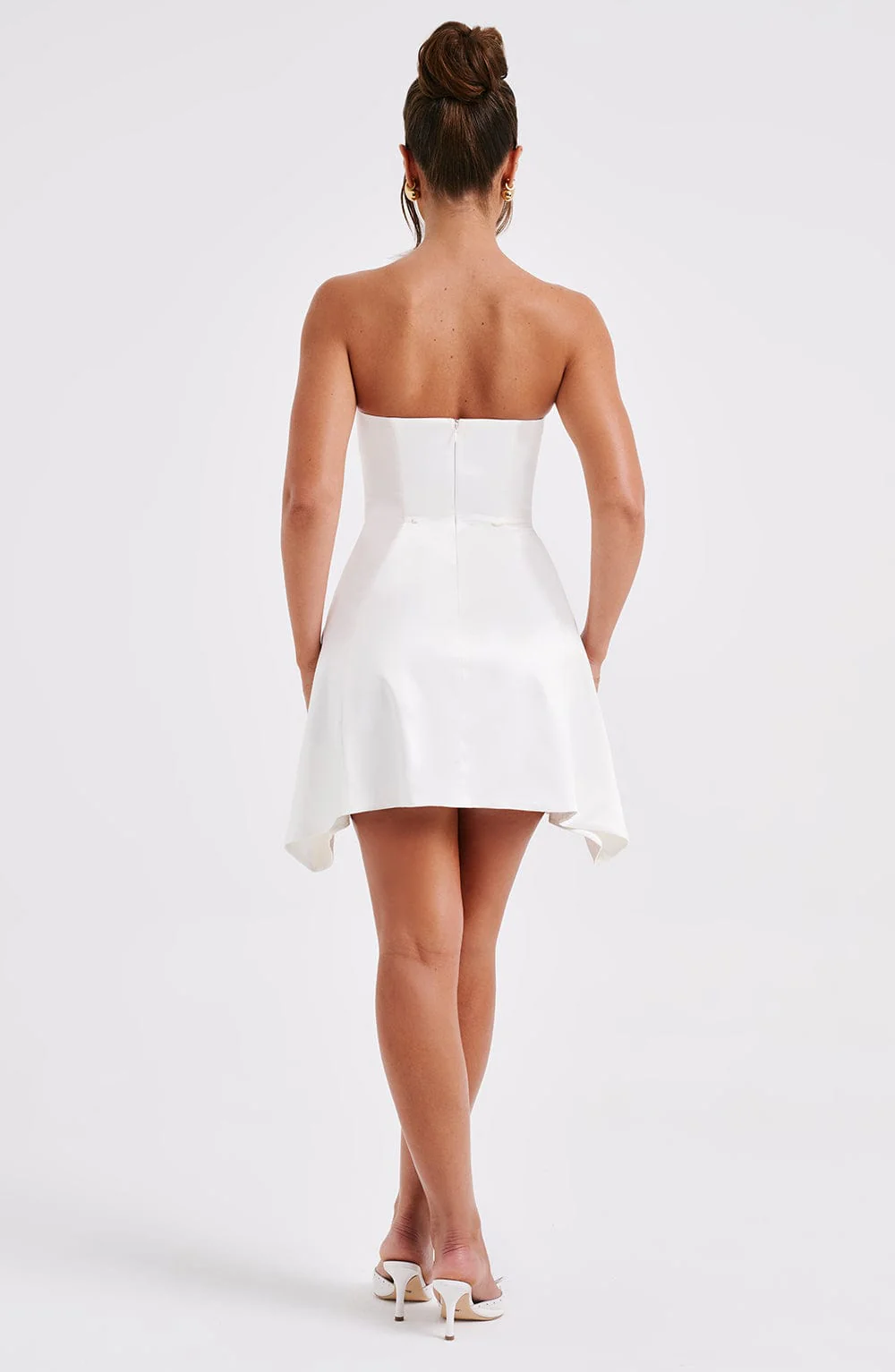Freja Mini Dress - Ivory - Image 8