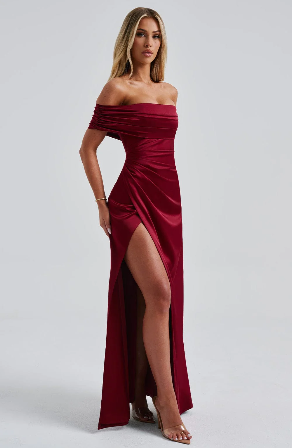Gwendolyn Maxi Dress - Burgundy - Image 5