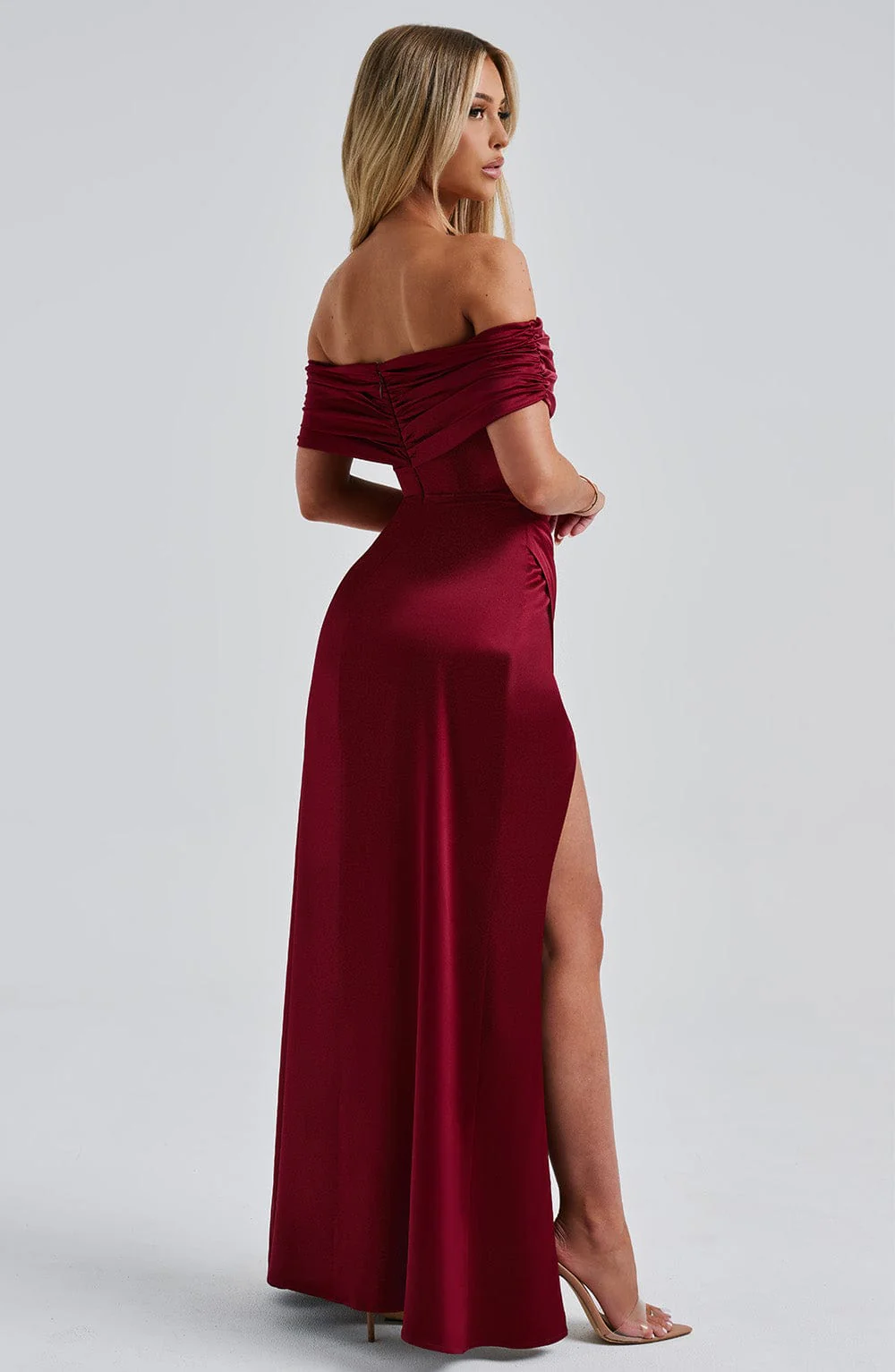 Gwendolyn Maxi Dress - Burgundy - Image 6