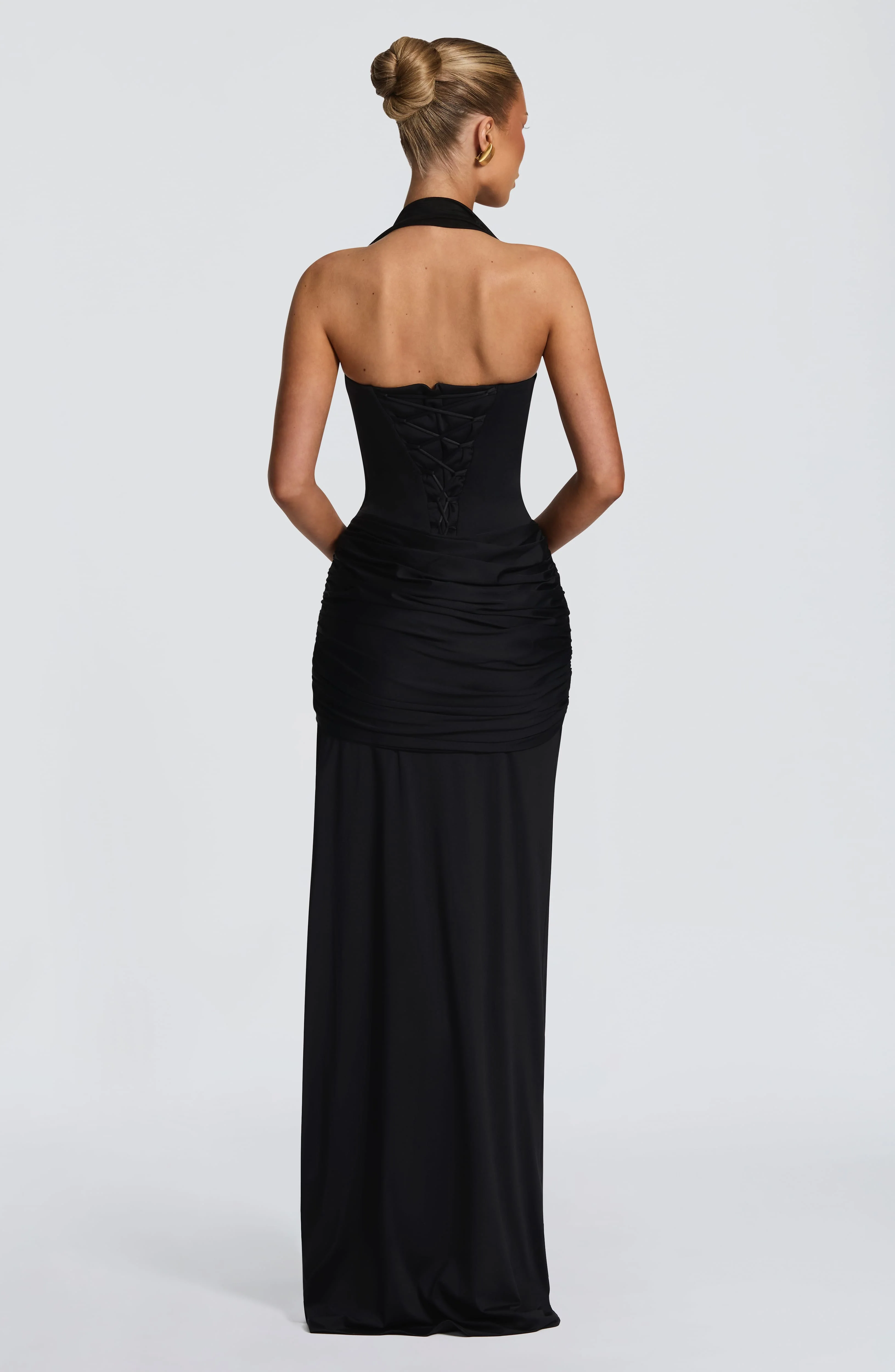 Gia Maxi Dress - Black - Image 3
