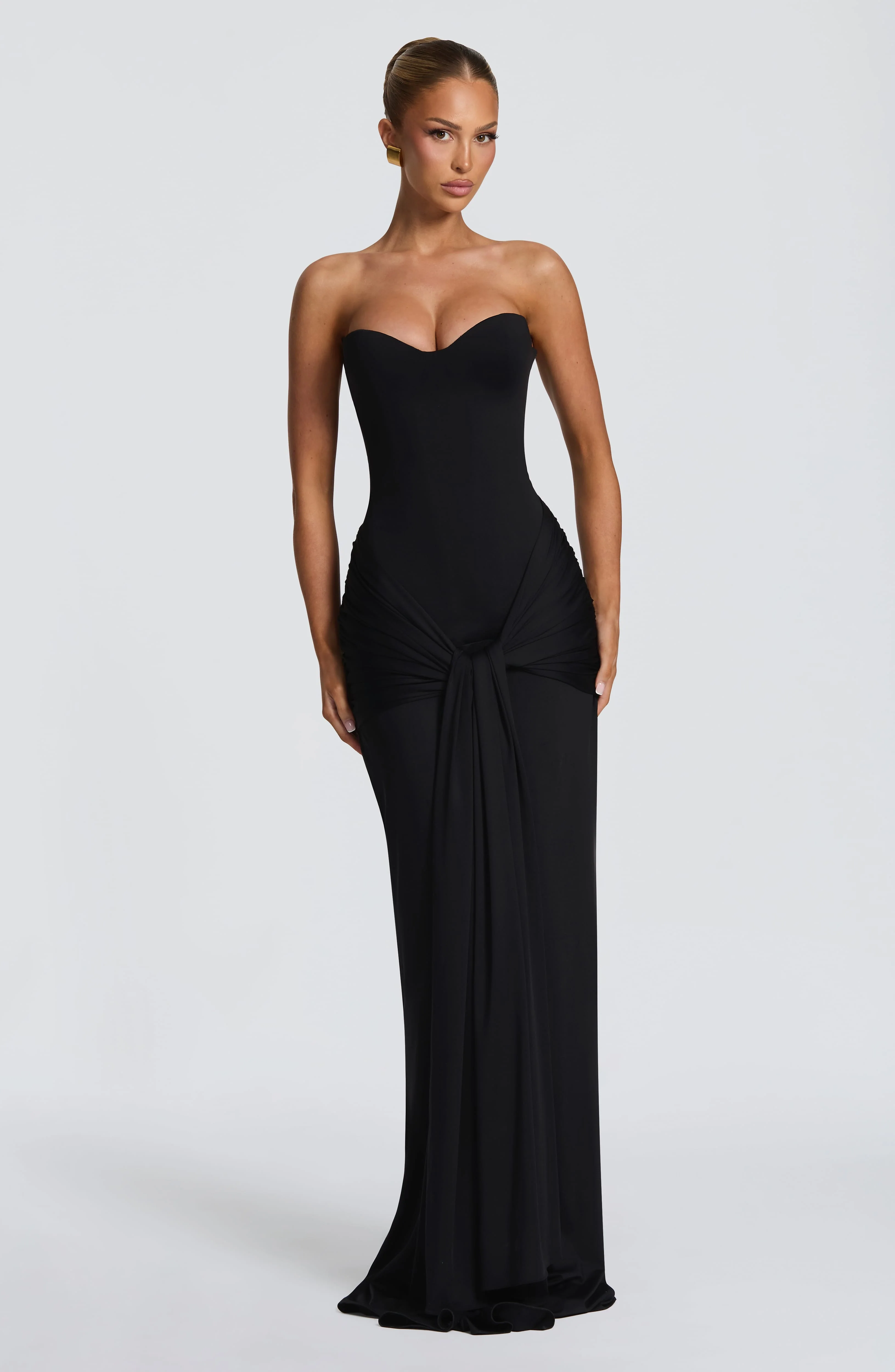Gia Maxi Dress - Black - Image 6