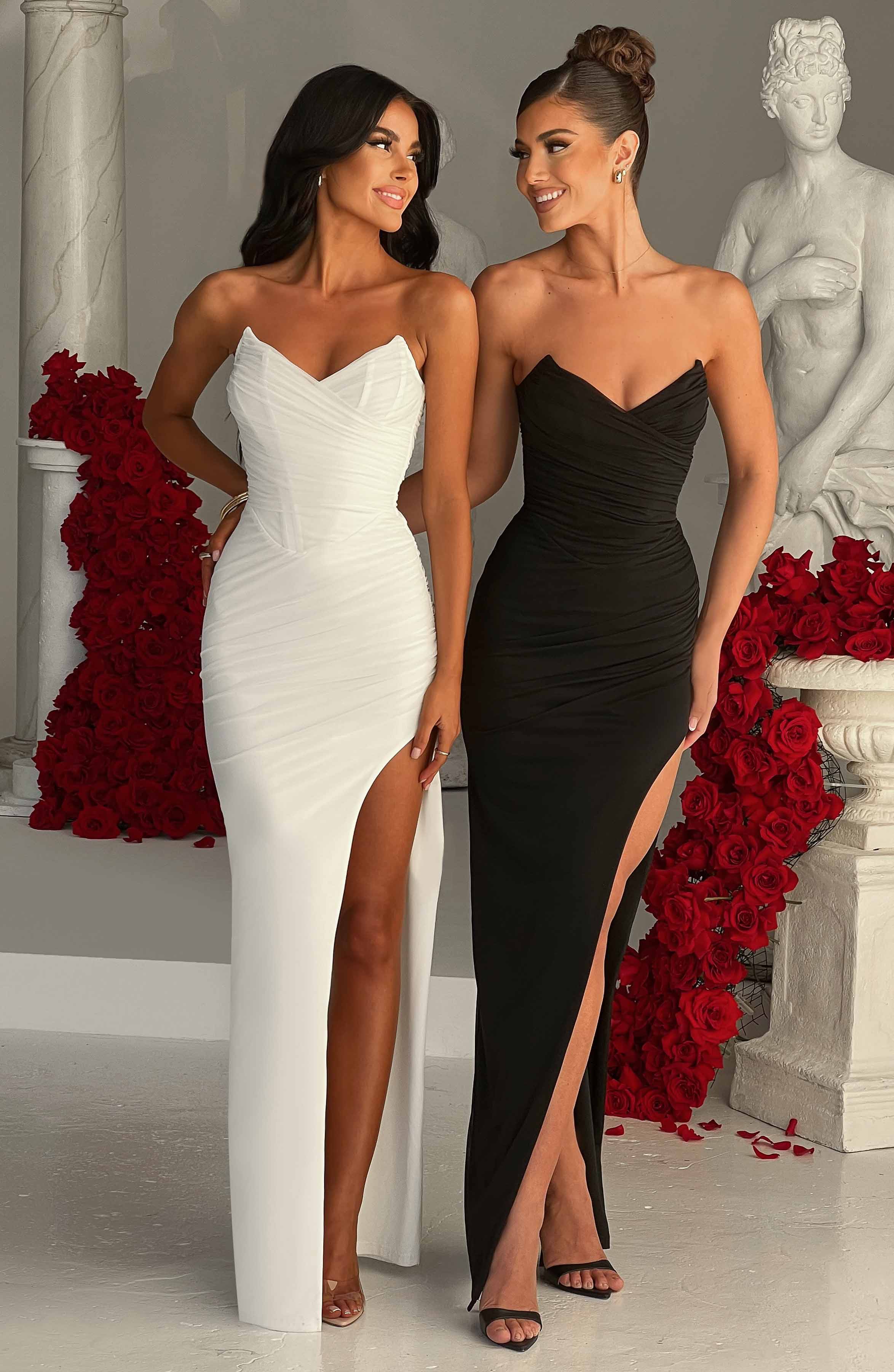 Giovanna Maxi Dress - Black - Image 8