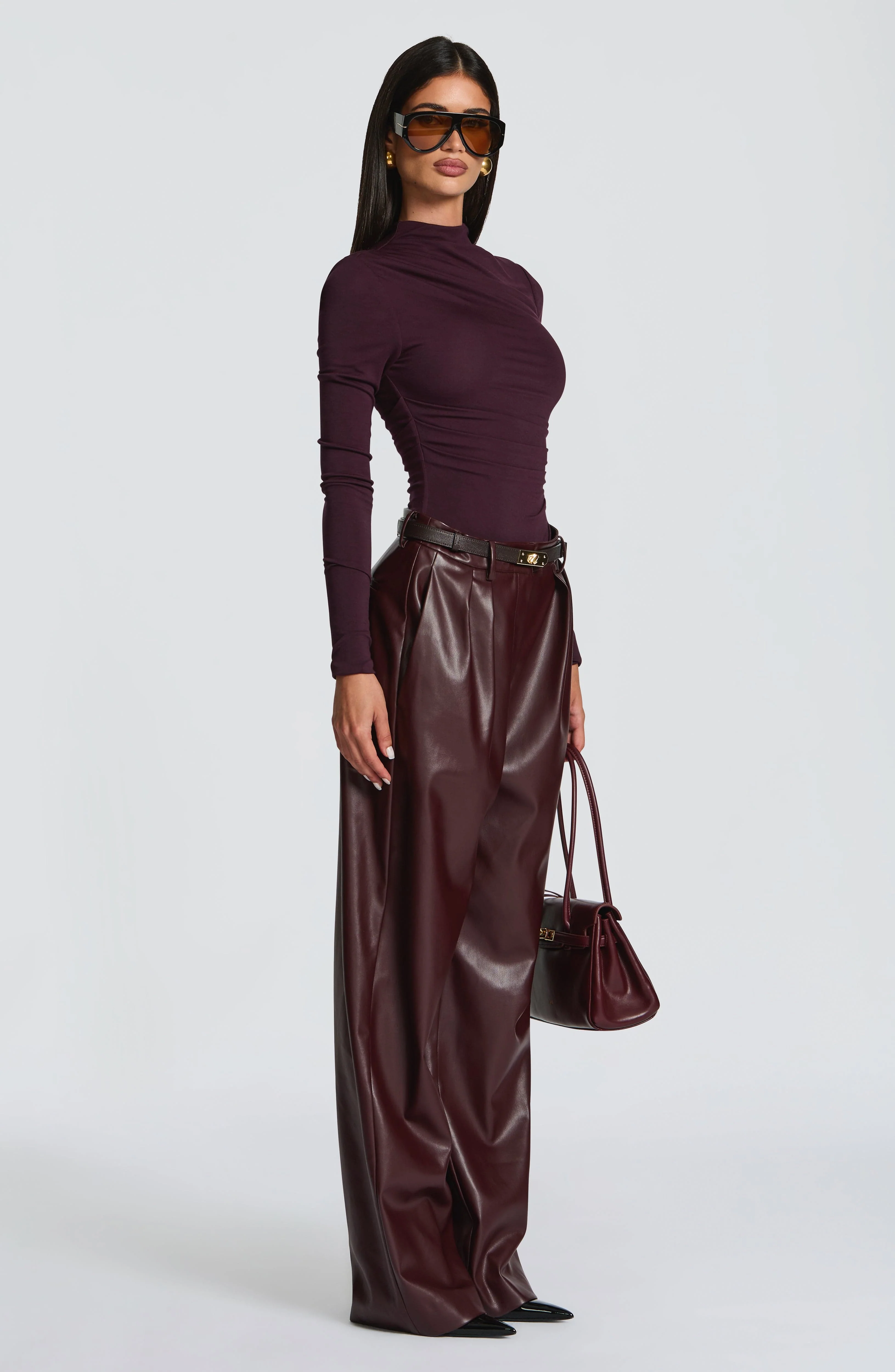 Glenda Pants - Plum - Image 3