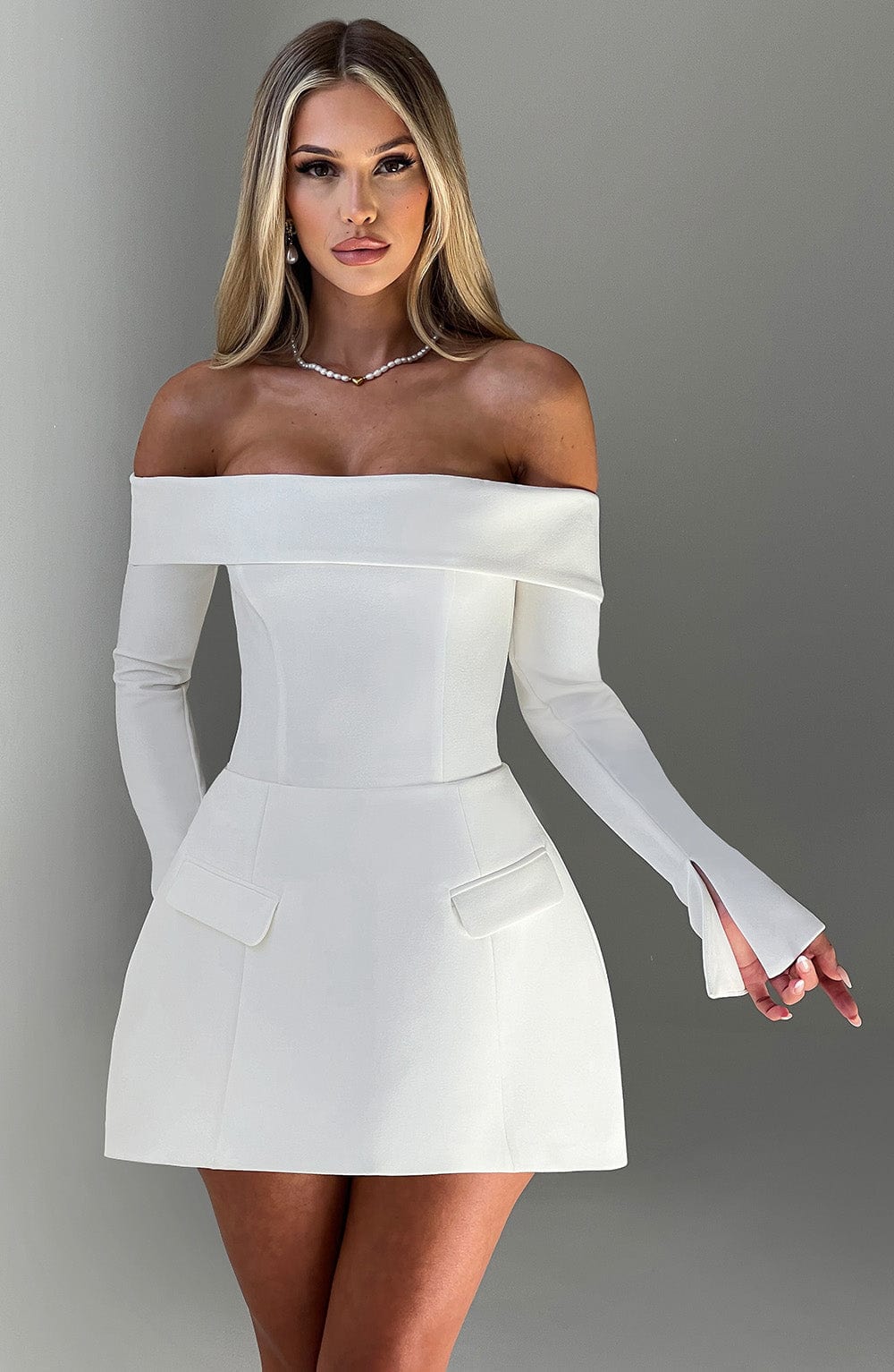 Grace Skort - Ivory - Image 4