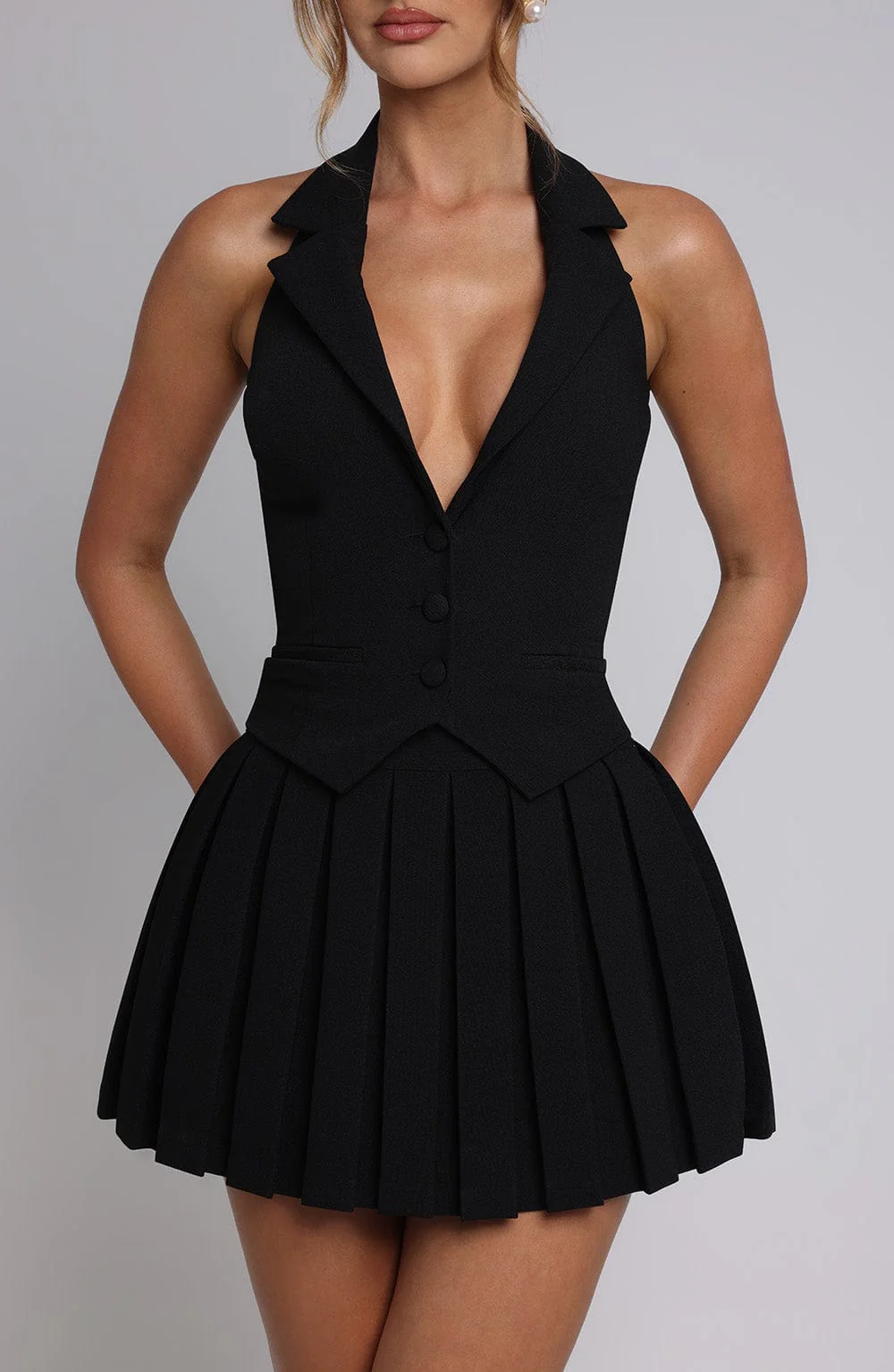 Gretchen Mini Skirt - Black - Image 6