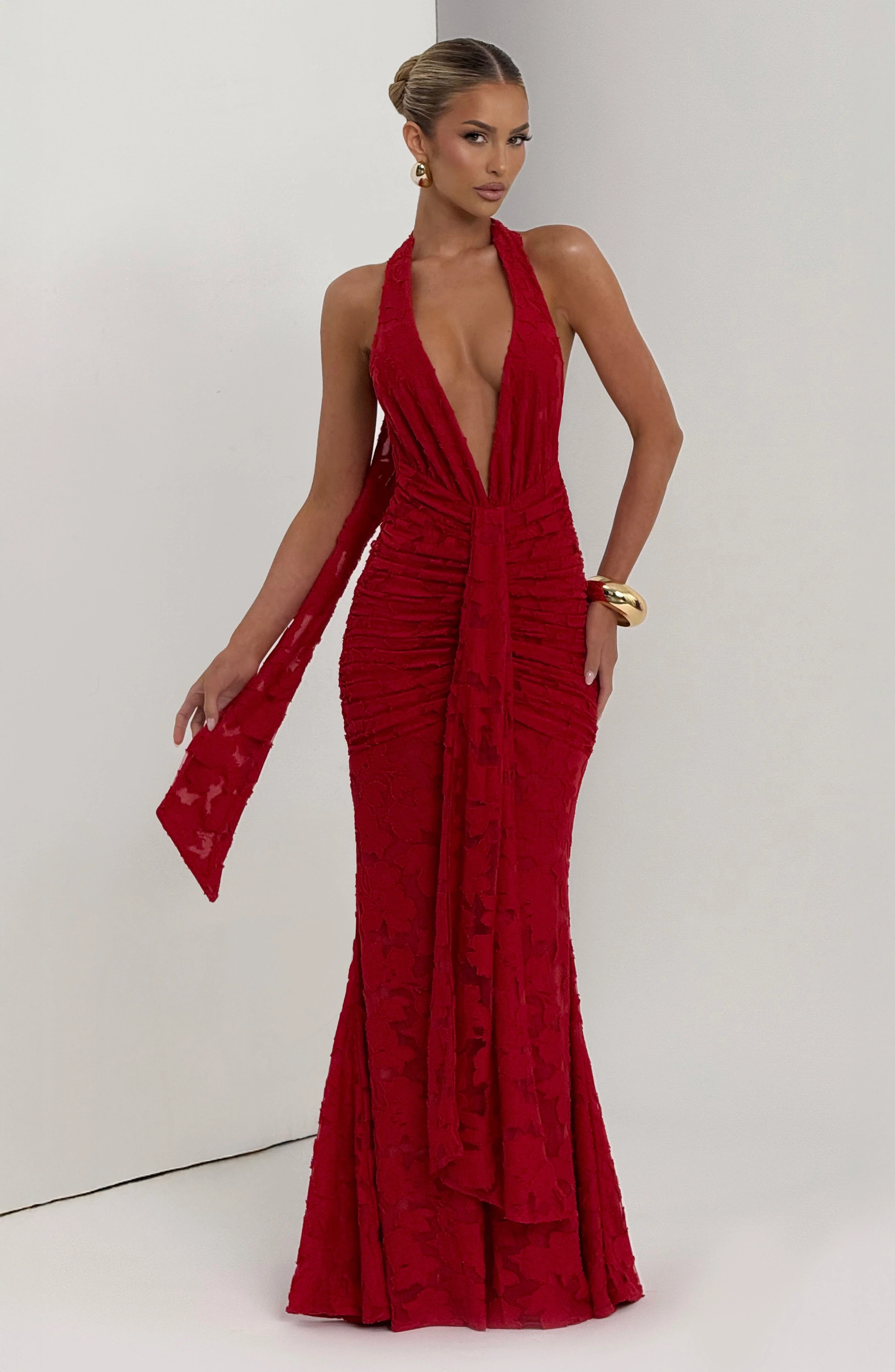 Guinevere Maxi Dress - Red - Image 6