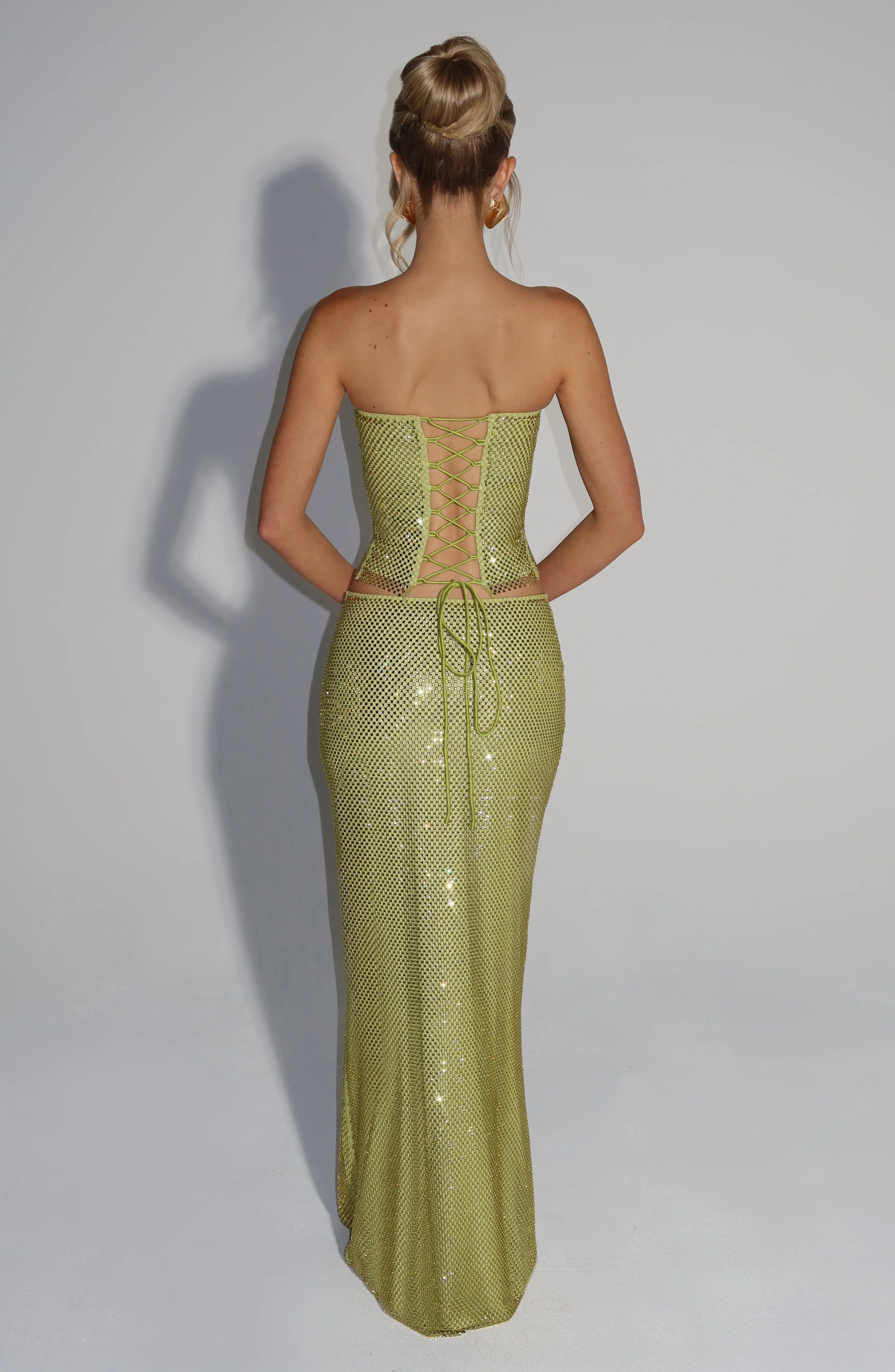 Hali Maxi Skirt - Olive - Image 2