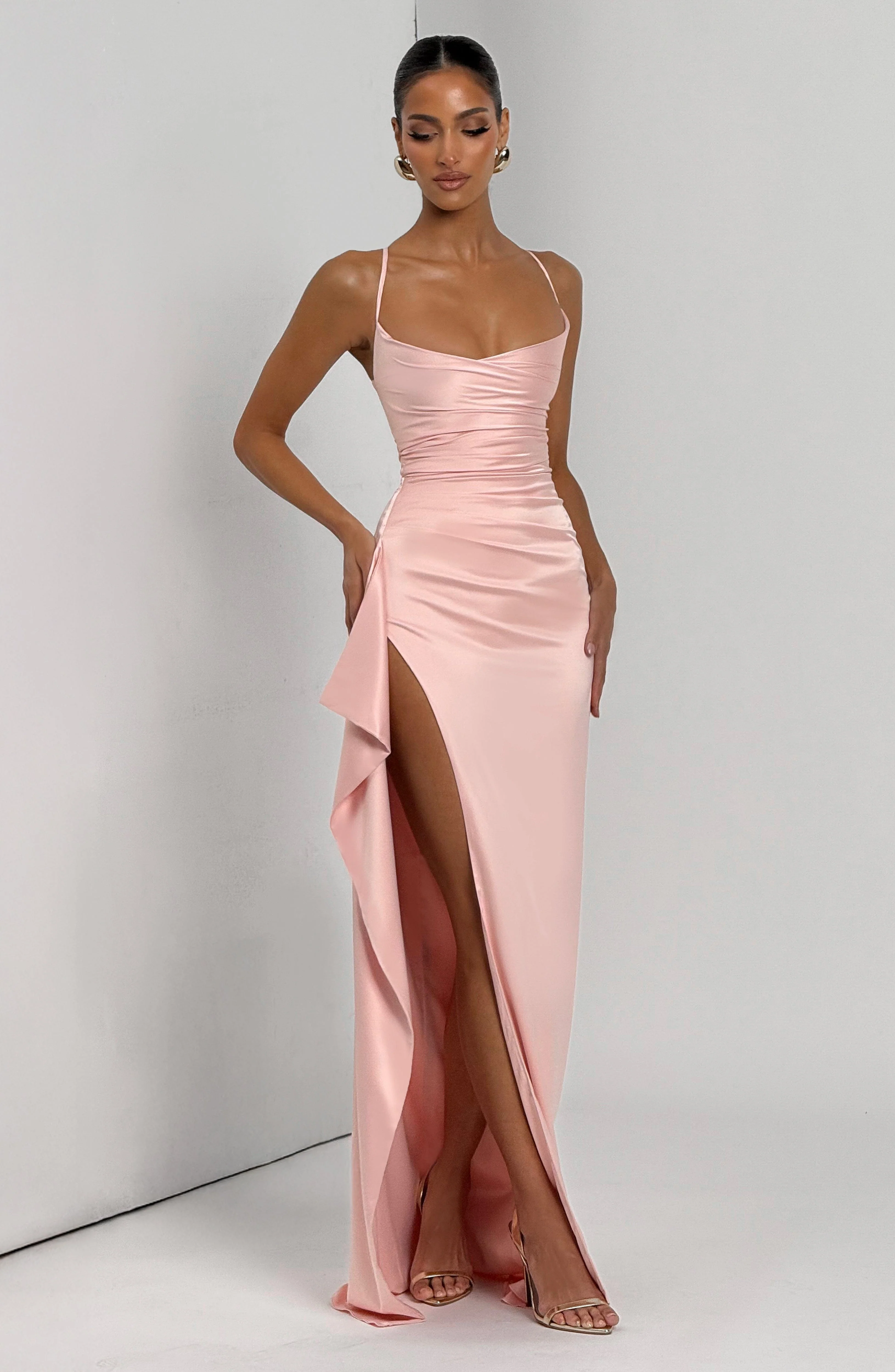 Helen Maxi Dress - Blush - Image 9