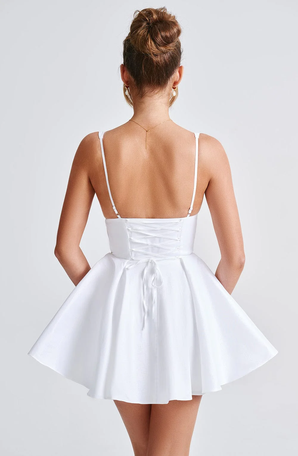 Imani Mini Dress - Ivory - Image 10