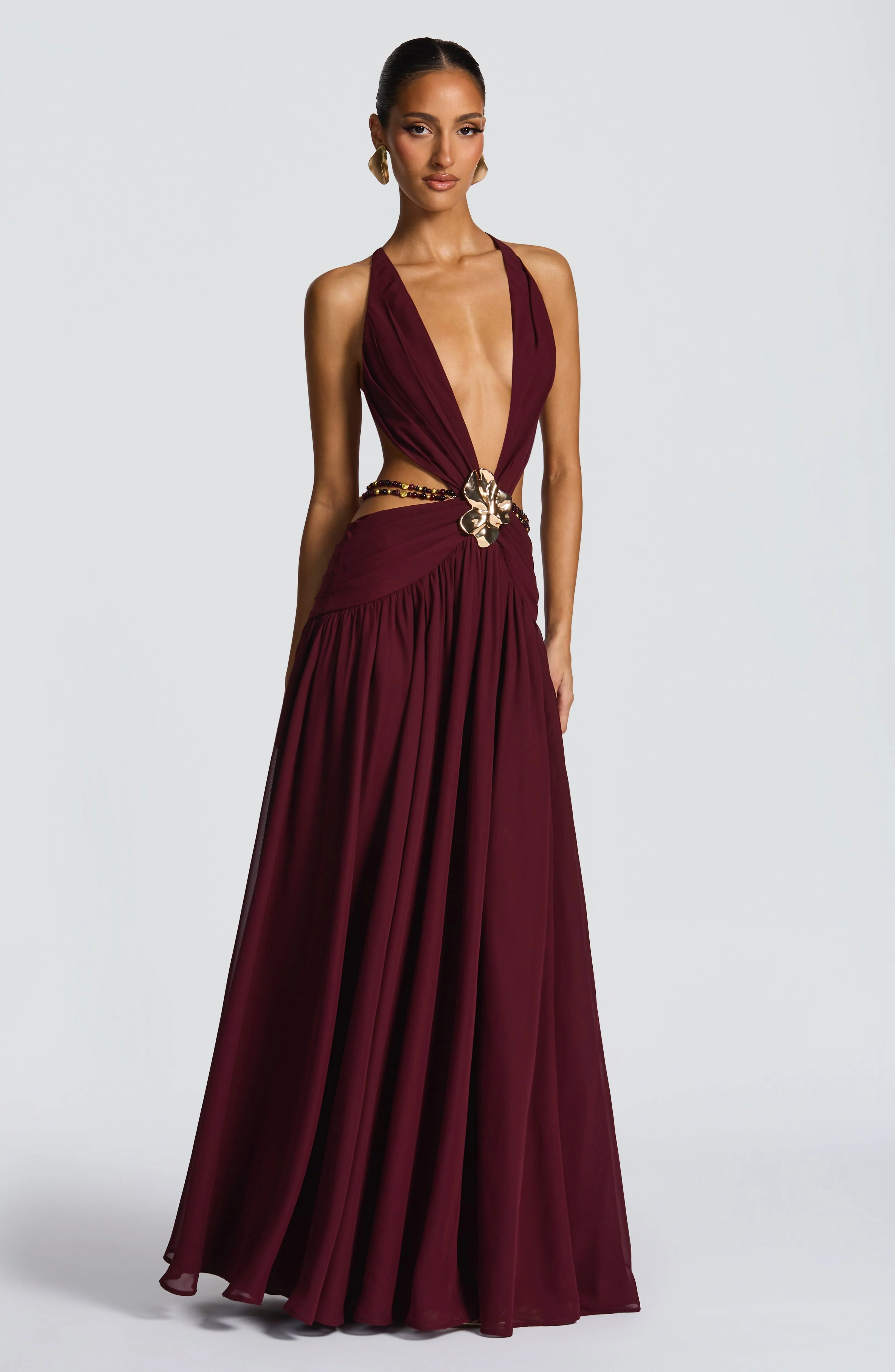 Indianna Maxi Dress - Cherry Lacquer - Image 14