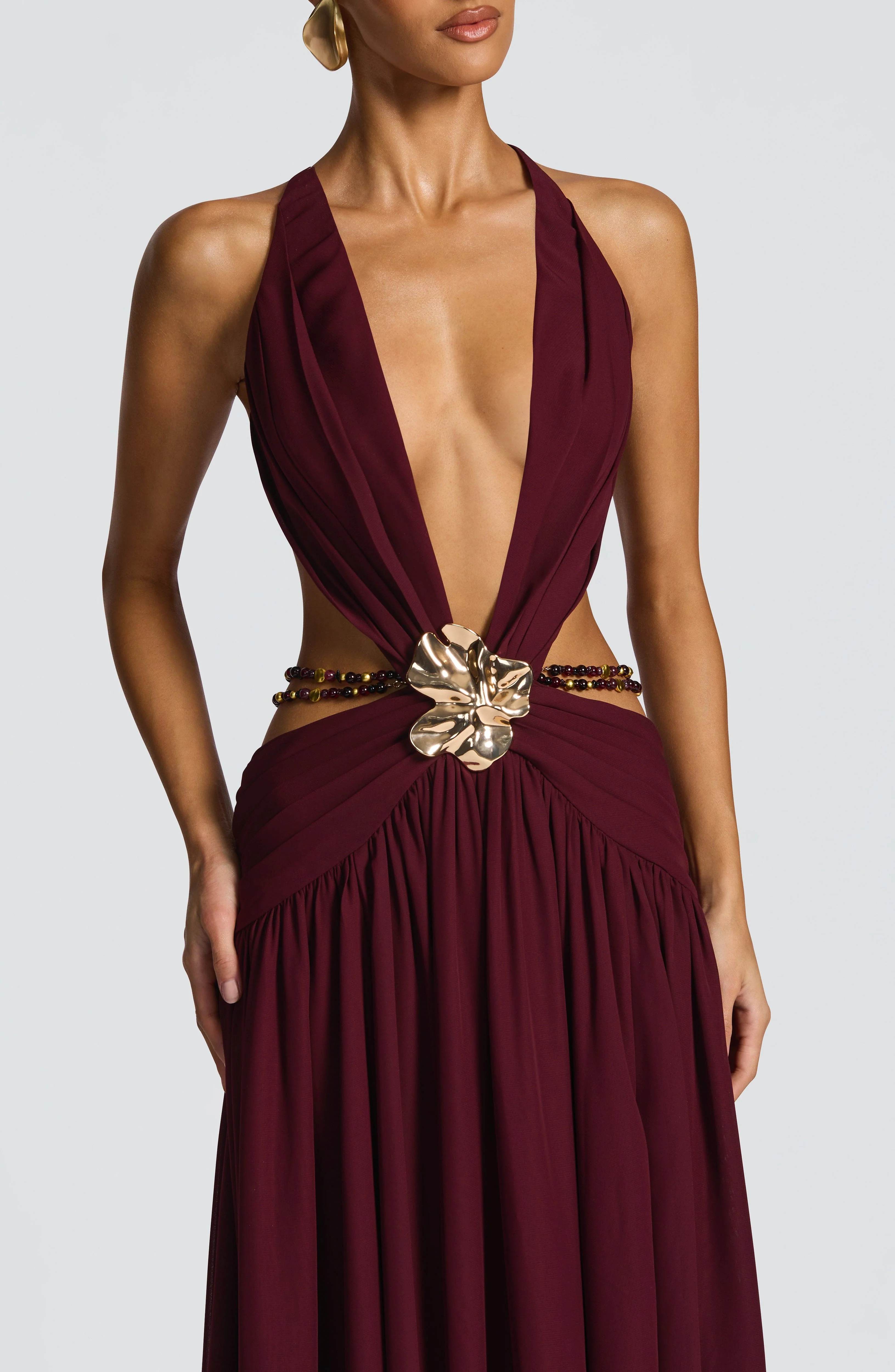 Indianna Maxi Dress - Cherry Lacquer - Image 7