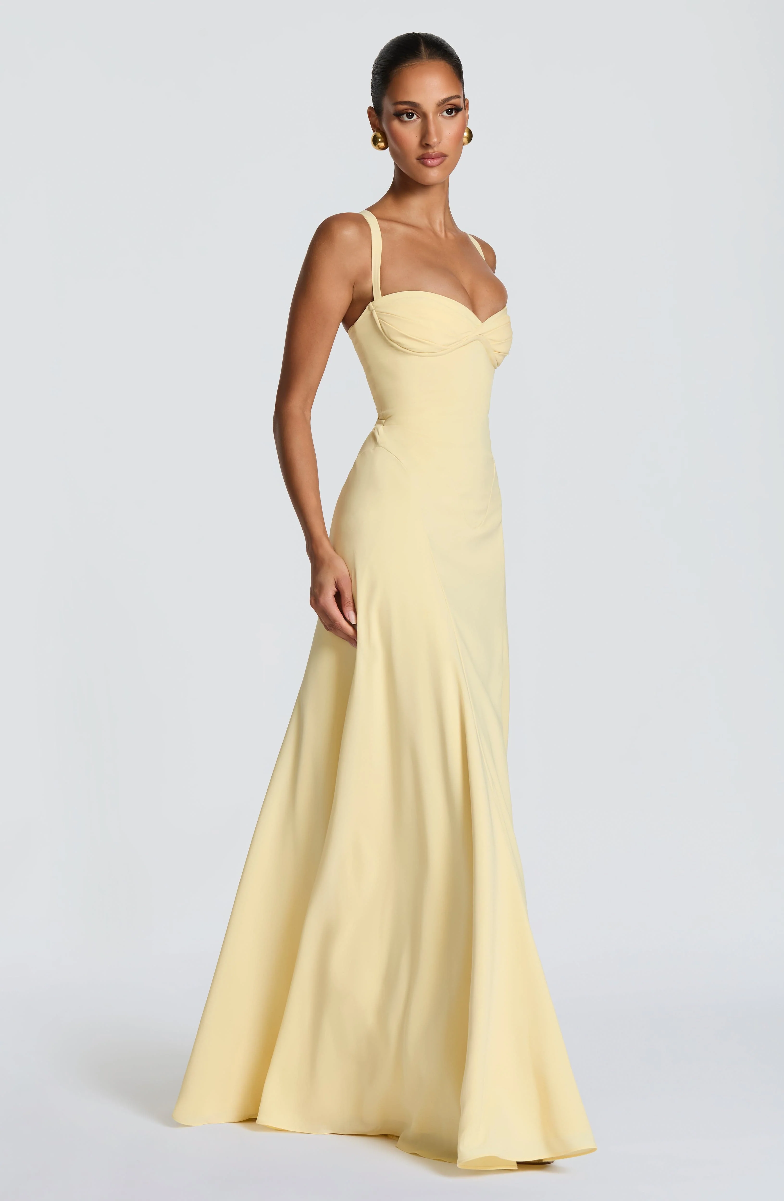 Irie Maxi Dress - Lemon - Image 3