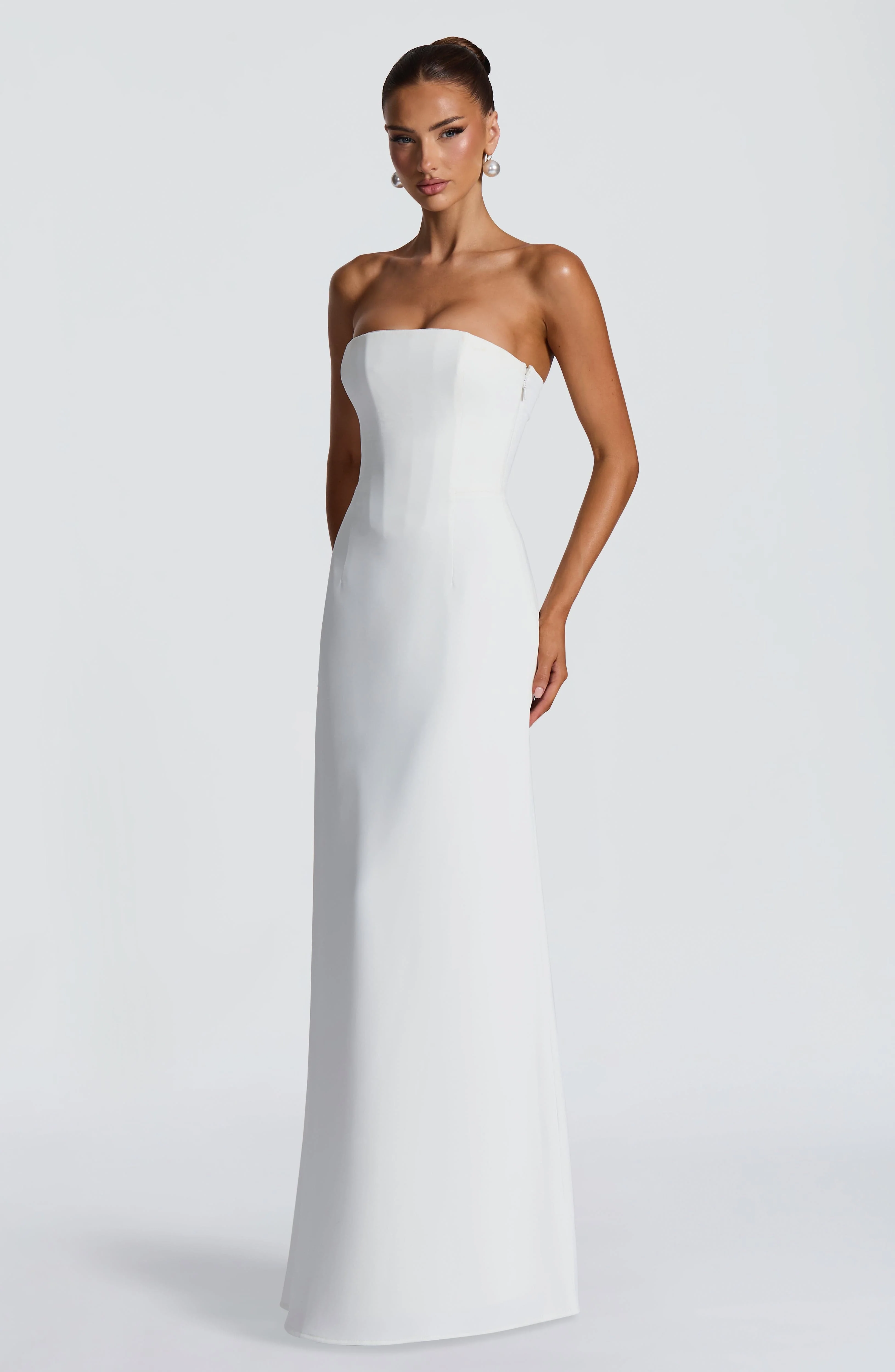 Irmina Maxi Dress - Ivory - Image 6