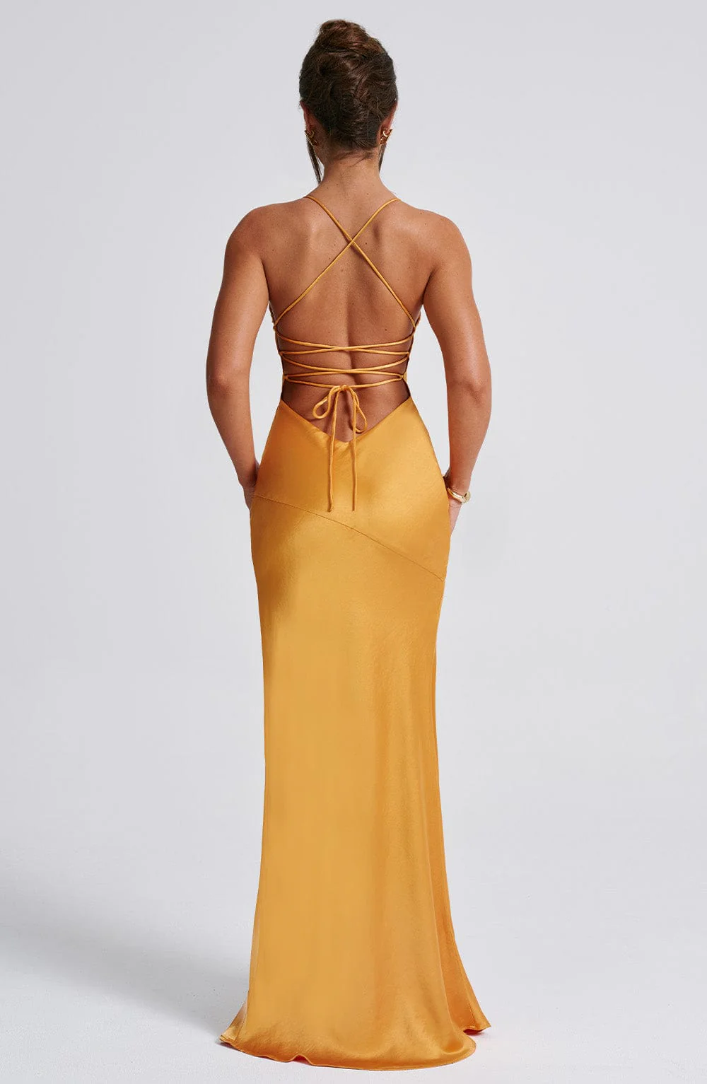 Isobel Maxi Dress - Tangerine - Image 12
