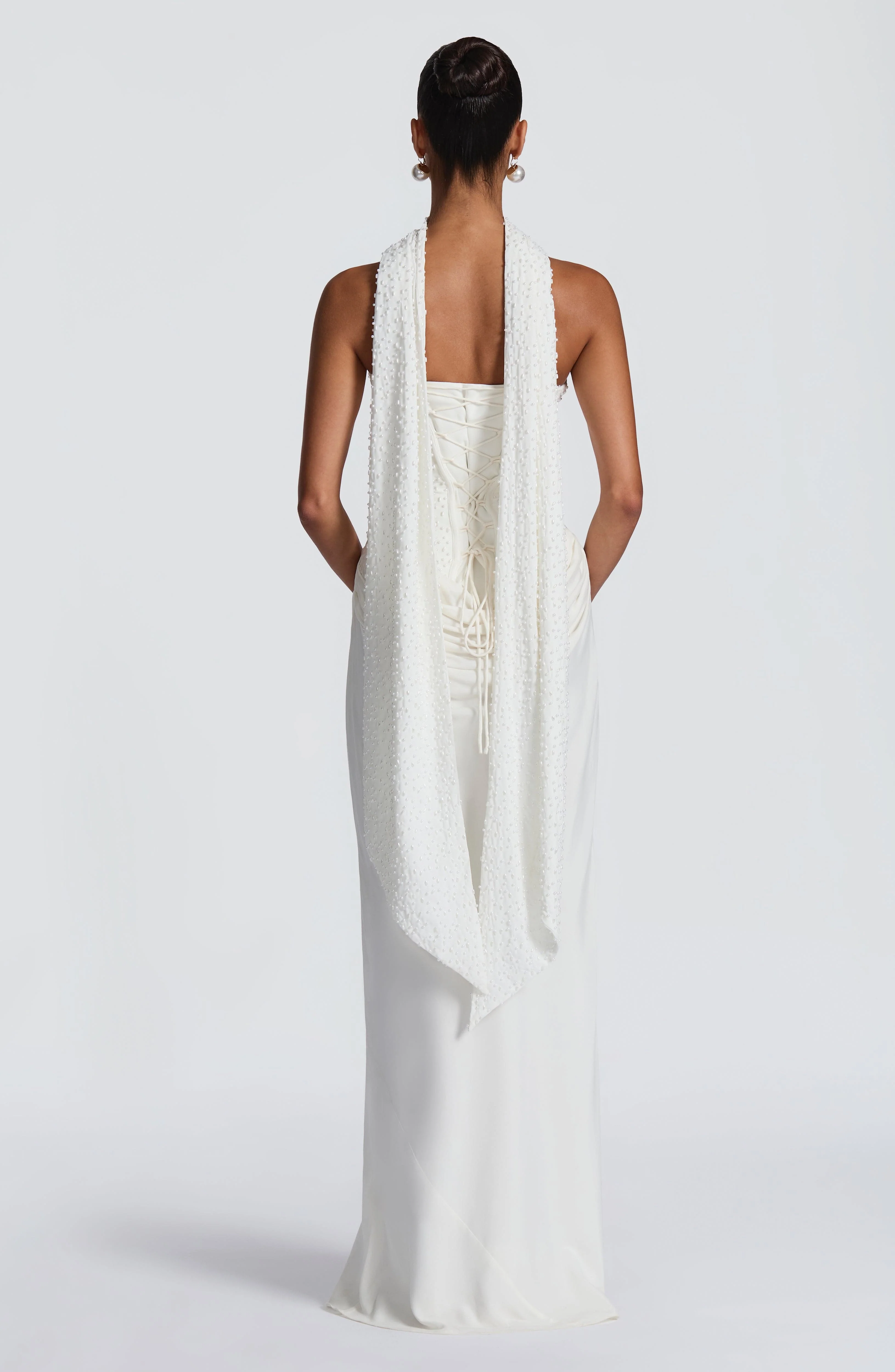 Iver Scarf - Ivory - Image 7