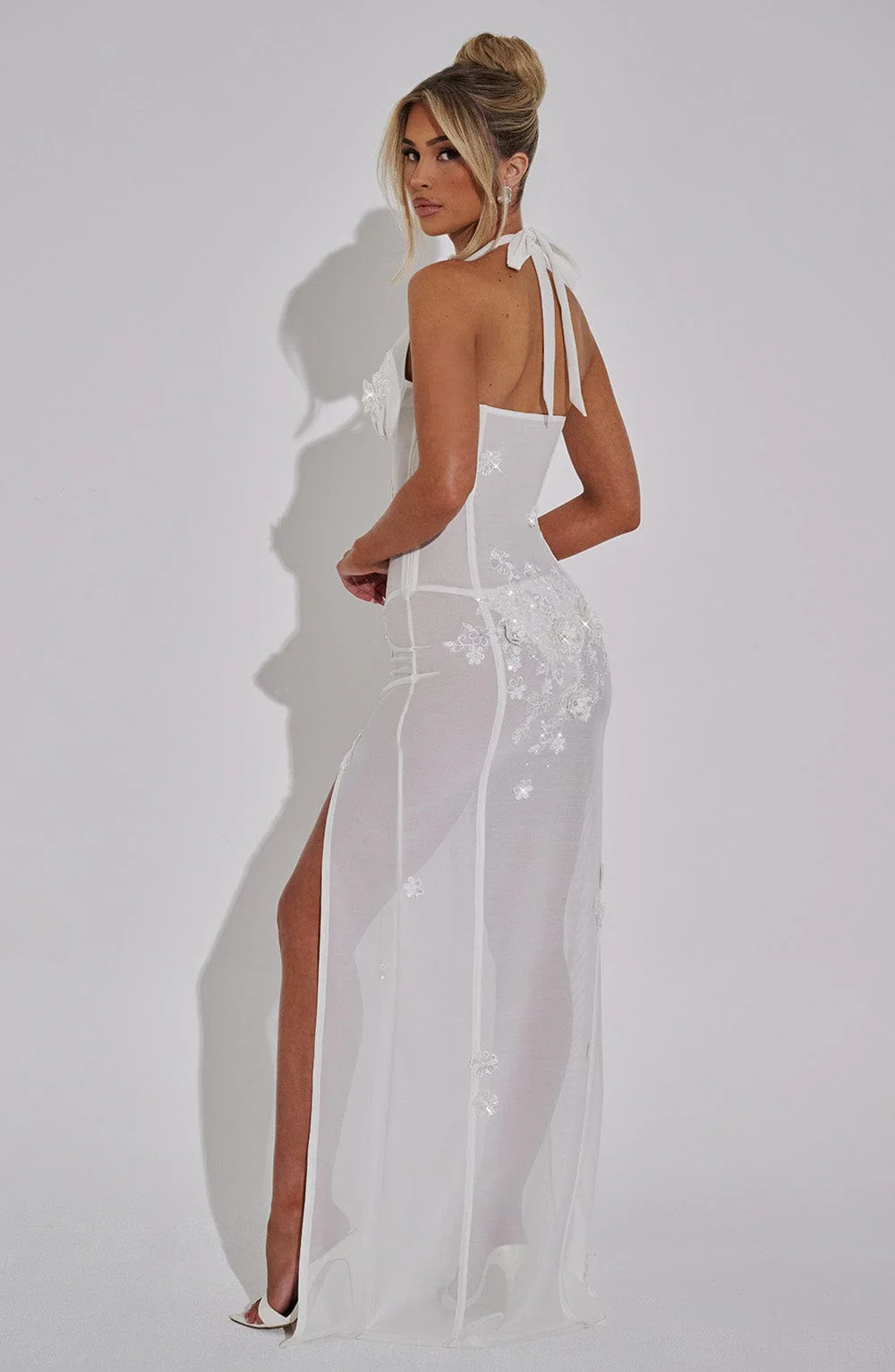 Jacqueline Maxi Dress - Ivory - Image 9