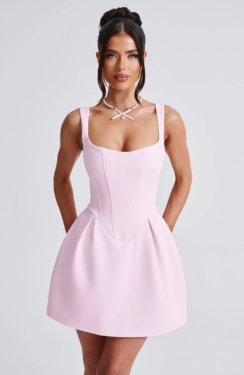Janiyah Mini Dress - Blush - Image 8