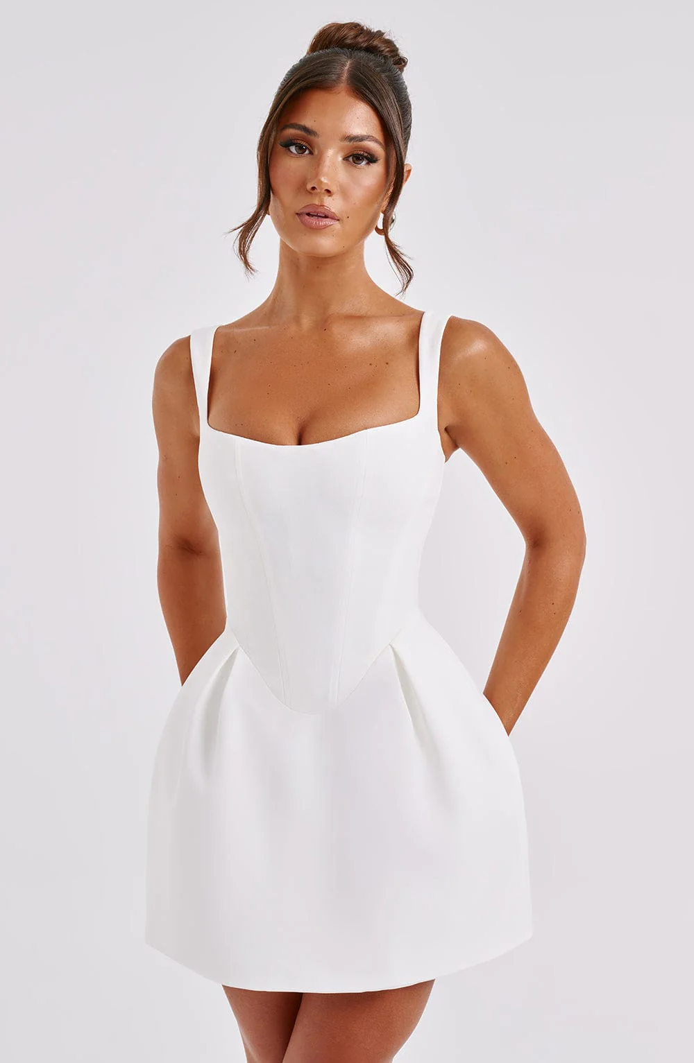 Janiyah Mini Dress - Ivory - Image 10