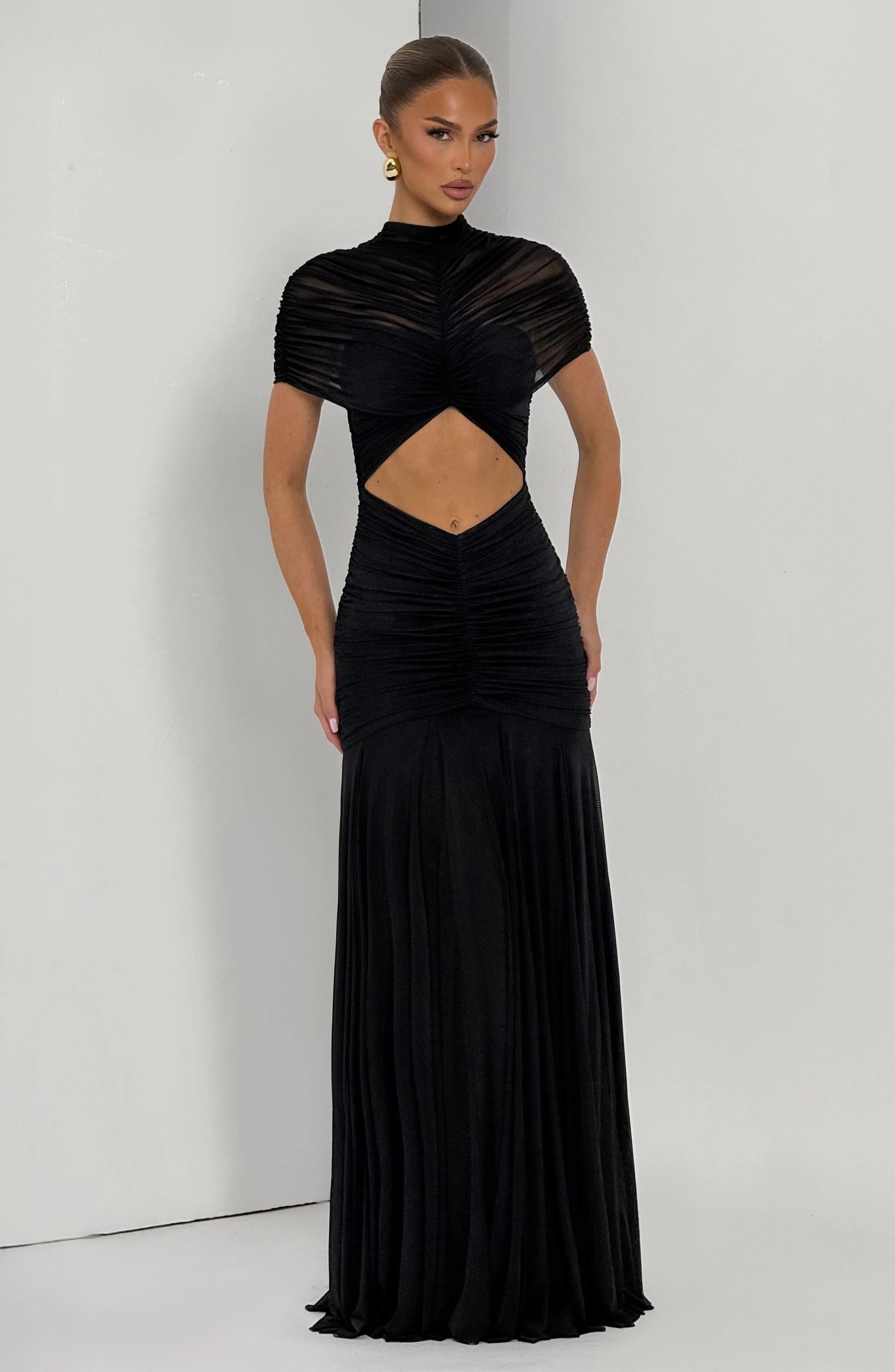 Jaya Maxi Dress - Black - Image 6