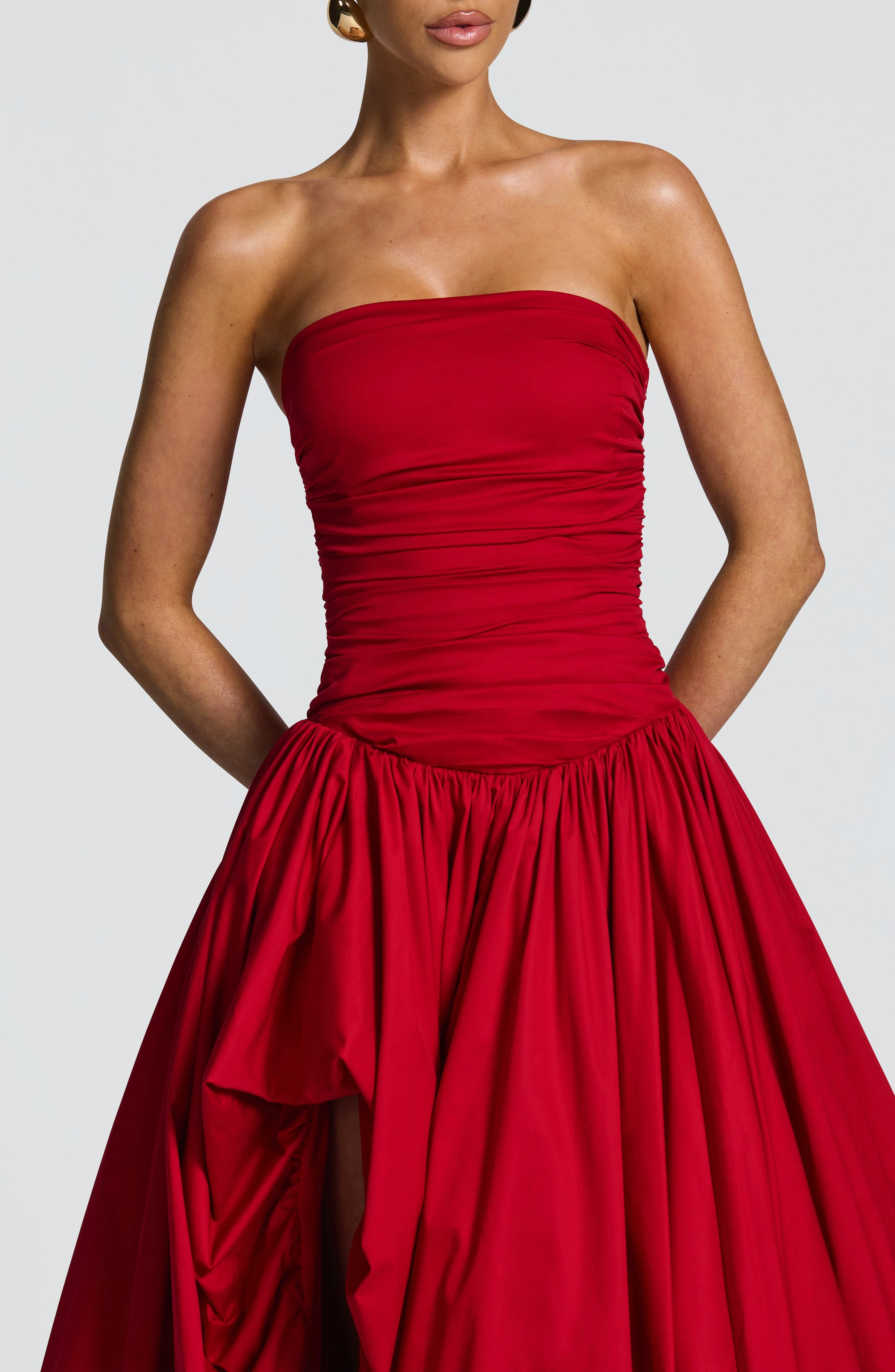 Jillian Maxi Dress - Red - Image 5