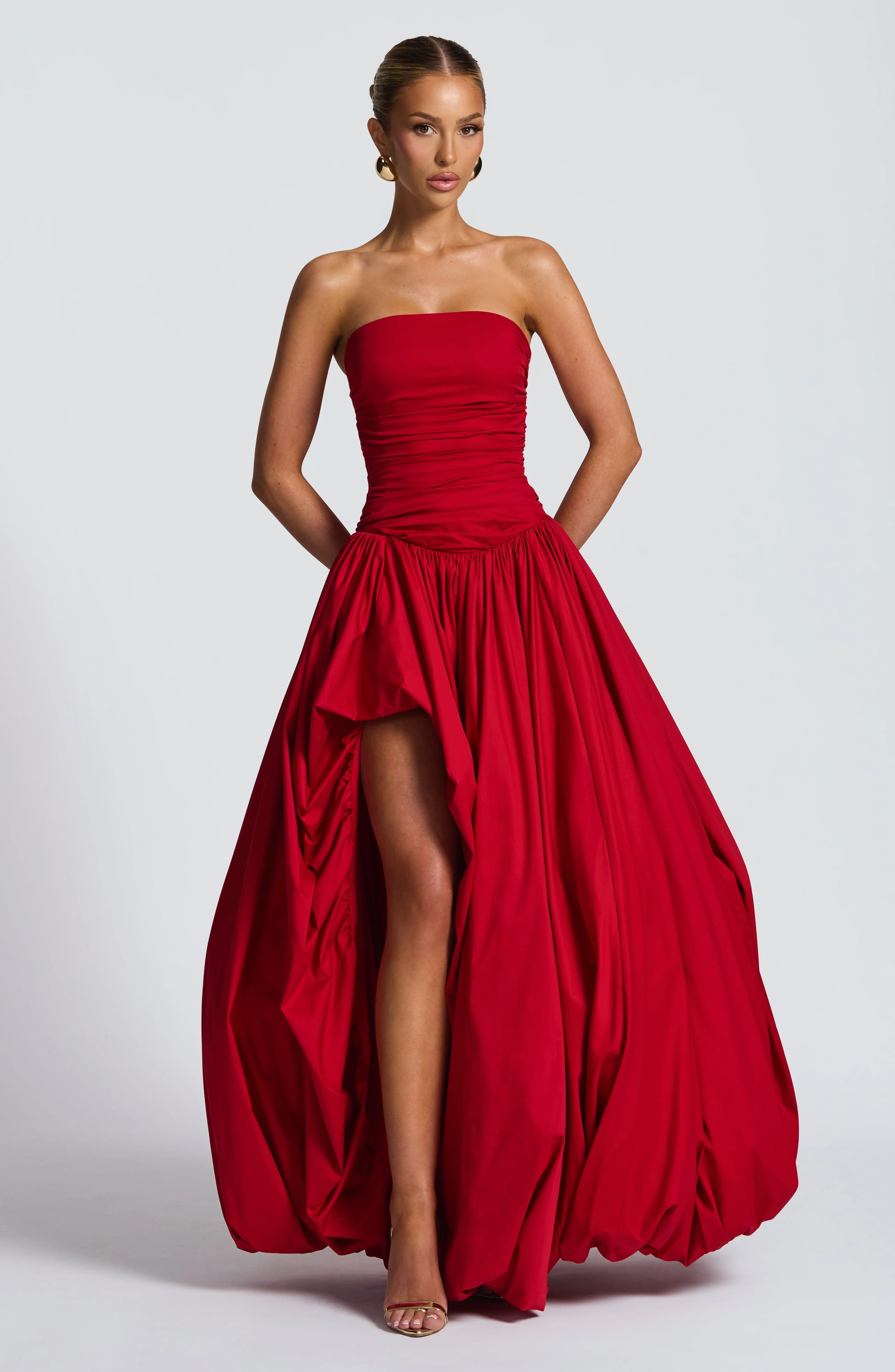 Jillian Maxi Dress - Red - Image 6
