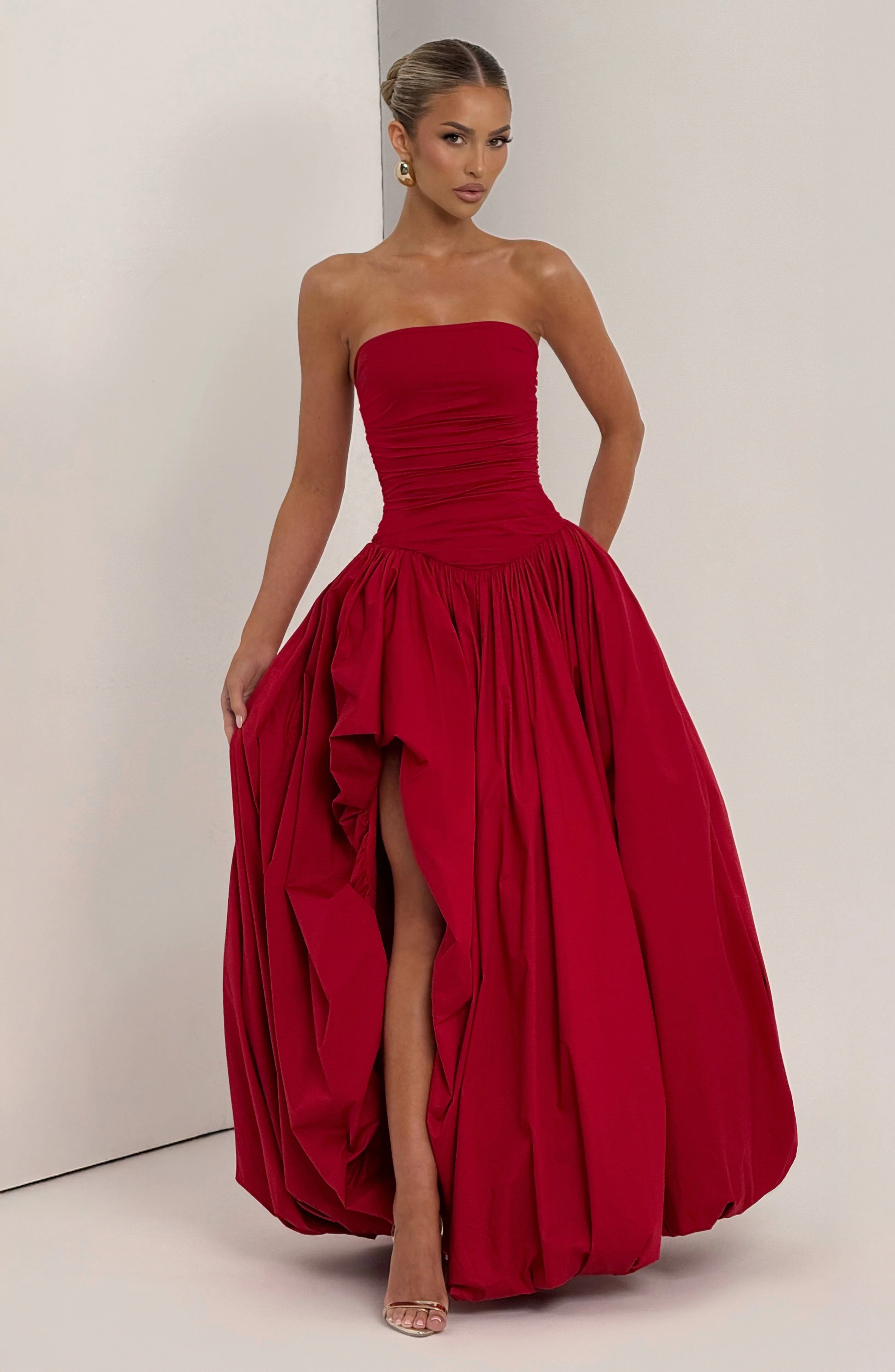 Jillian Maxi Dress - Red - Image 8
