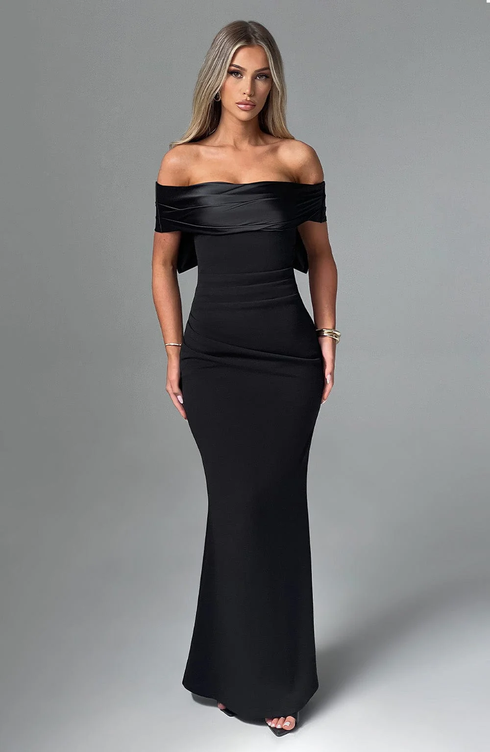 Joanna Maxi Dress - Black - Image 2